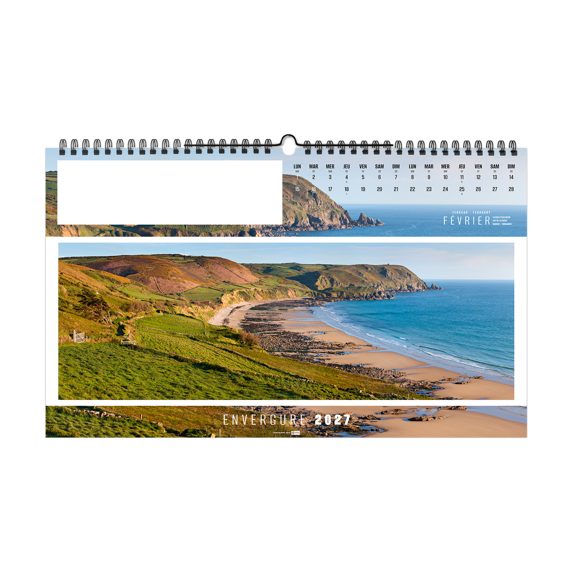 Envergure 2027 – Calendrier avec logo - vue 4