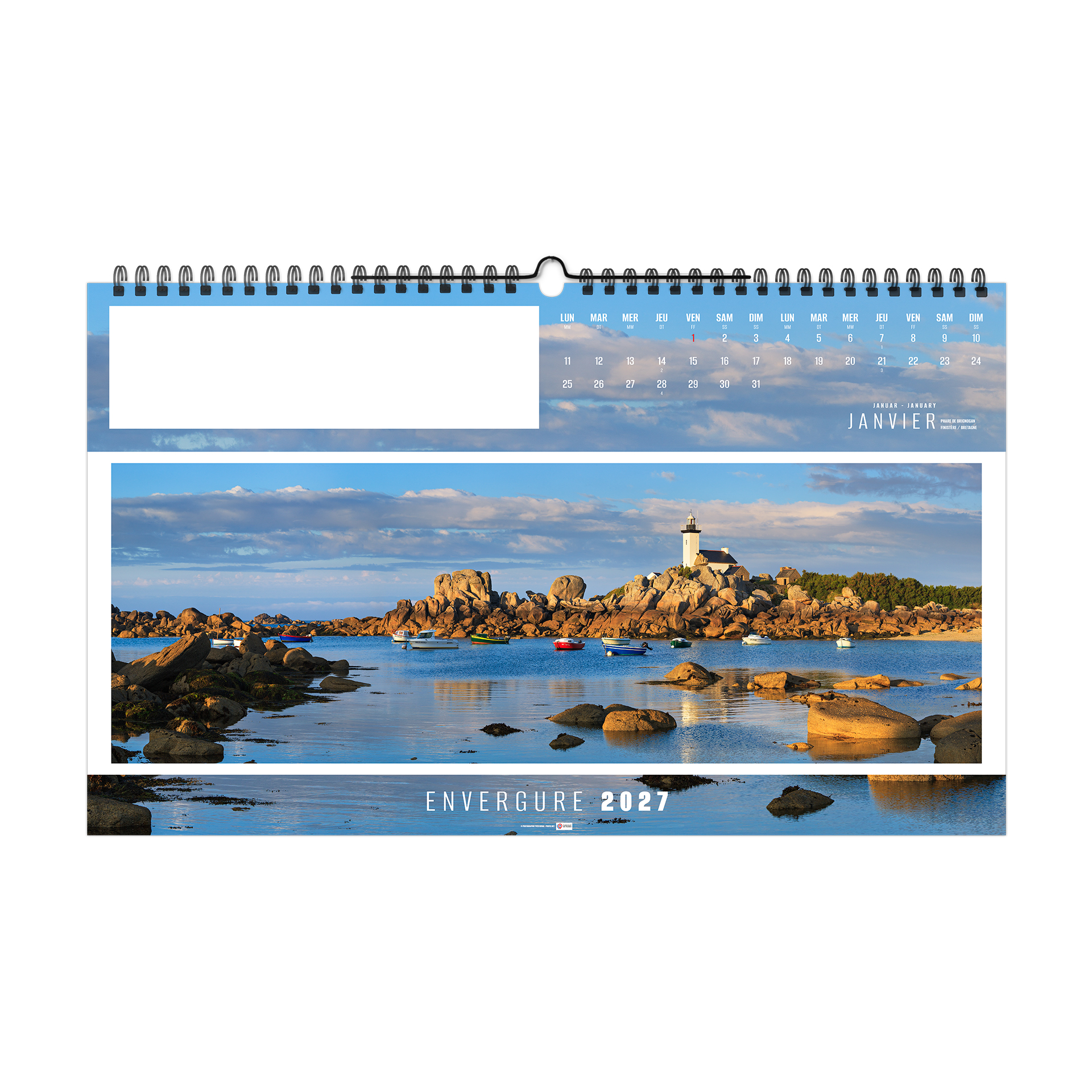 Envergure 2027 – Calendrier avec logo - vue 3