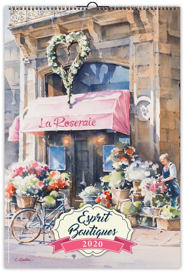 Calendrier Illustre De 6 Aquarelles De Christian Graniou calendrier 2021 christian graniou