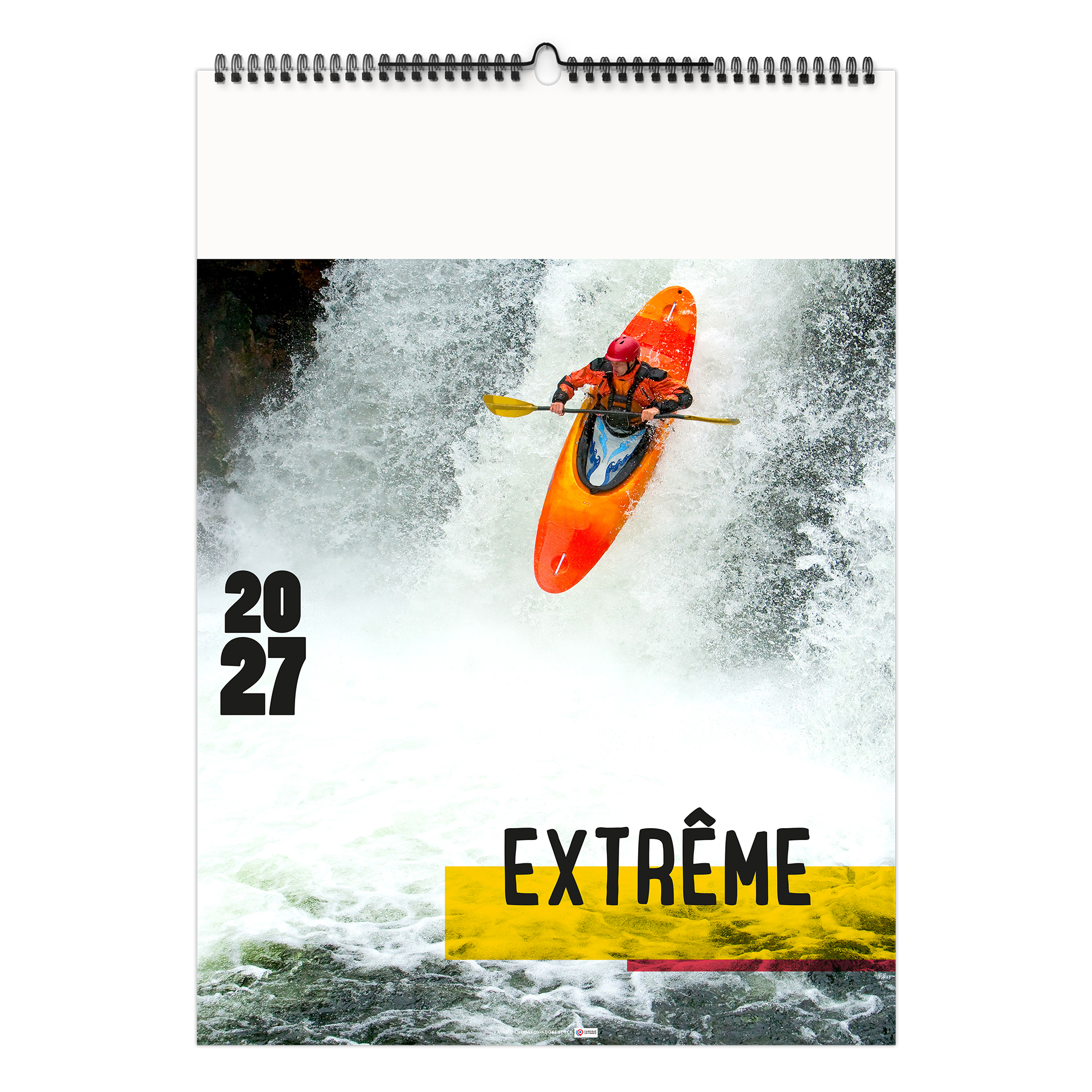 Extrême 2027 – Calendrier avec logo - vue 2