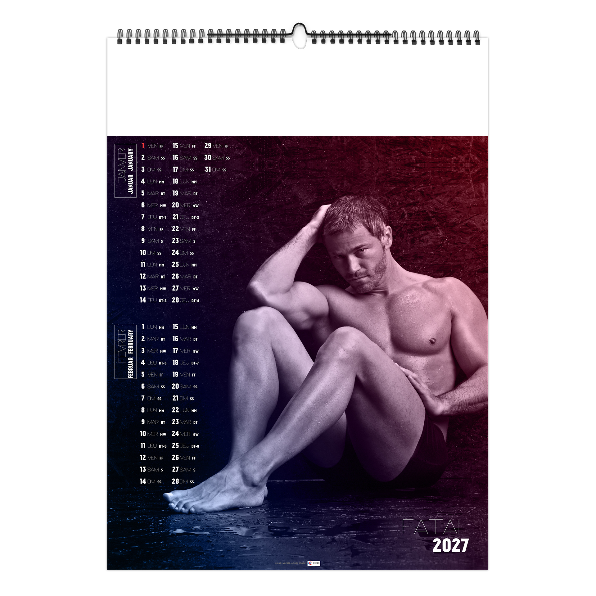 Fatal 2027 – Calendrier avec logo - vue 3