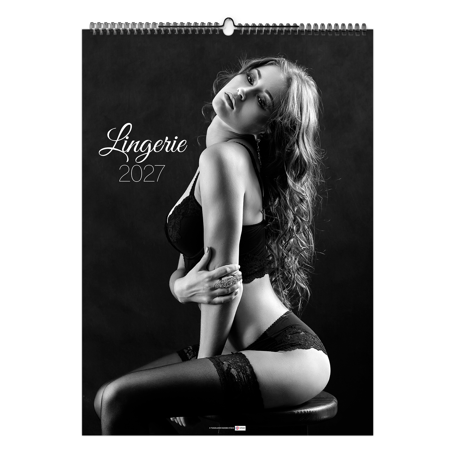 Lingerie 2027 – Calendrier avec logo - vue 1