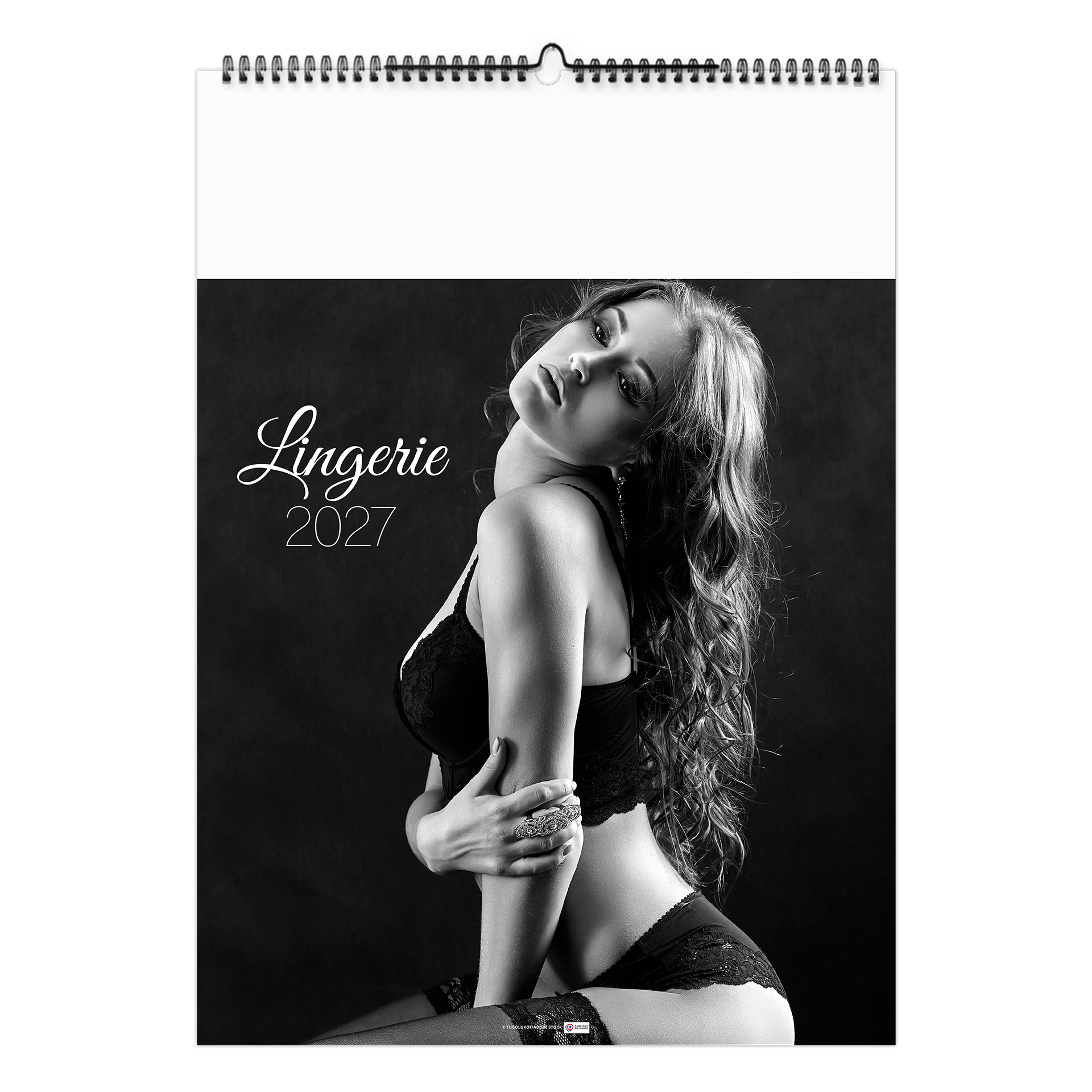 Lingerie 2027 – Calendrier avec logo - vue 2
