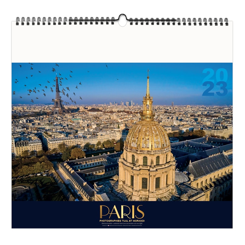 Calendrier Paris 2023 Illustré Paris 2023