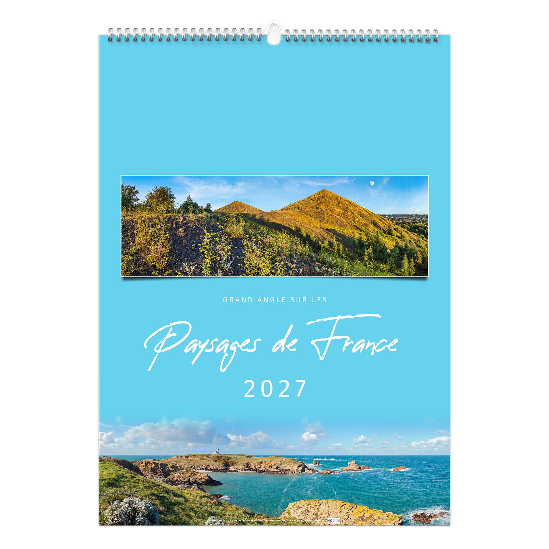 Paysages de france 2027 – Calendrier avec logo - vue 1
