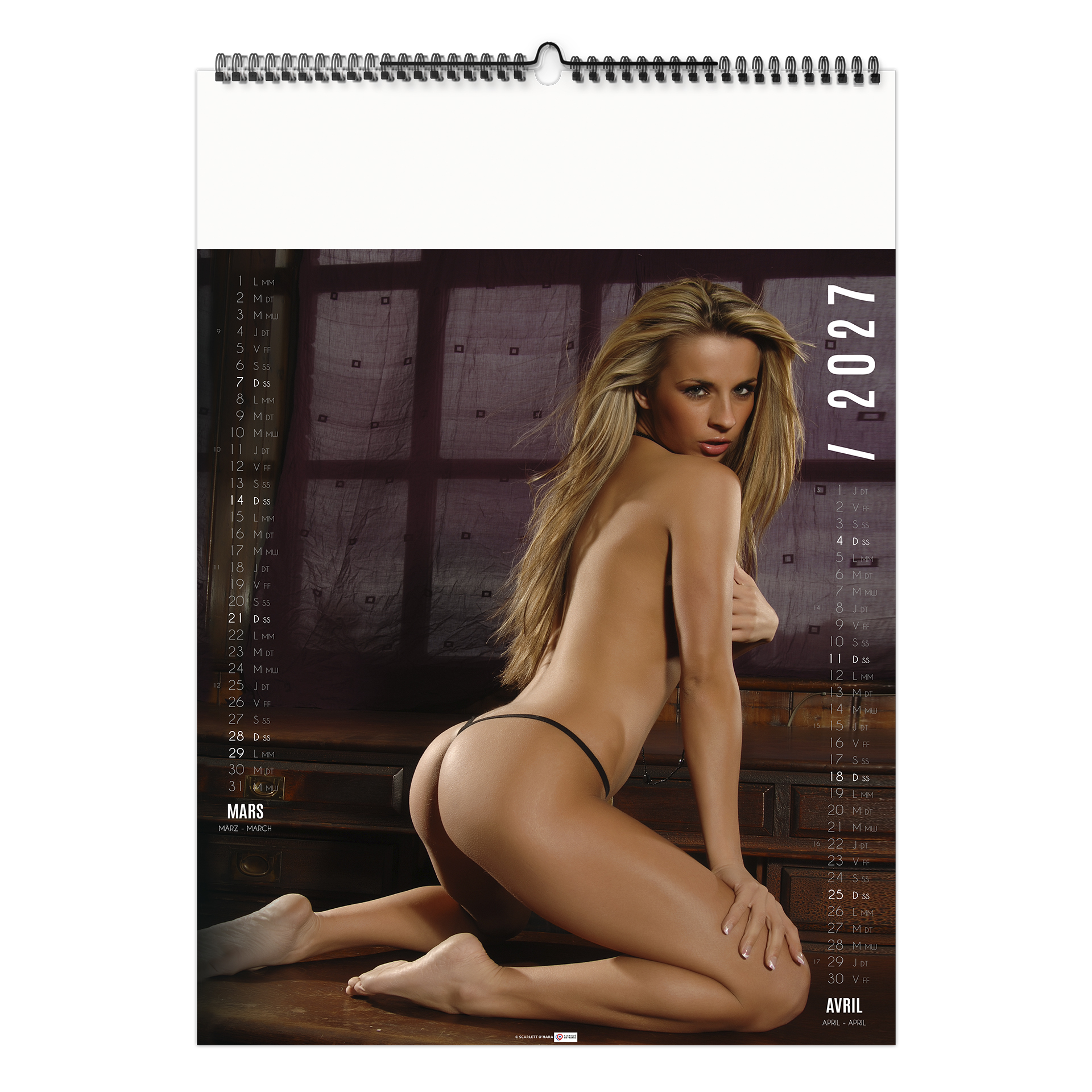 Tentation 2027 – Calendrier avec logo - vue 4