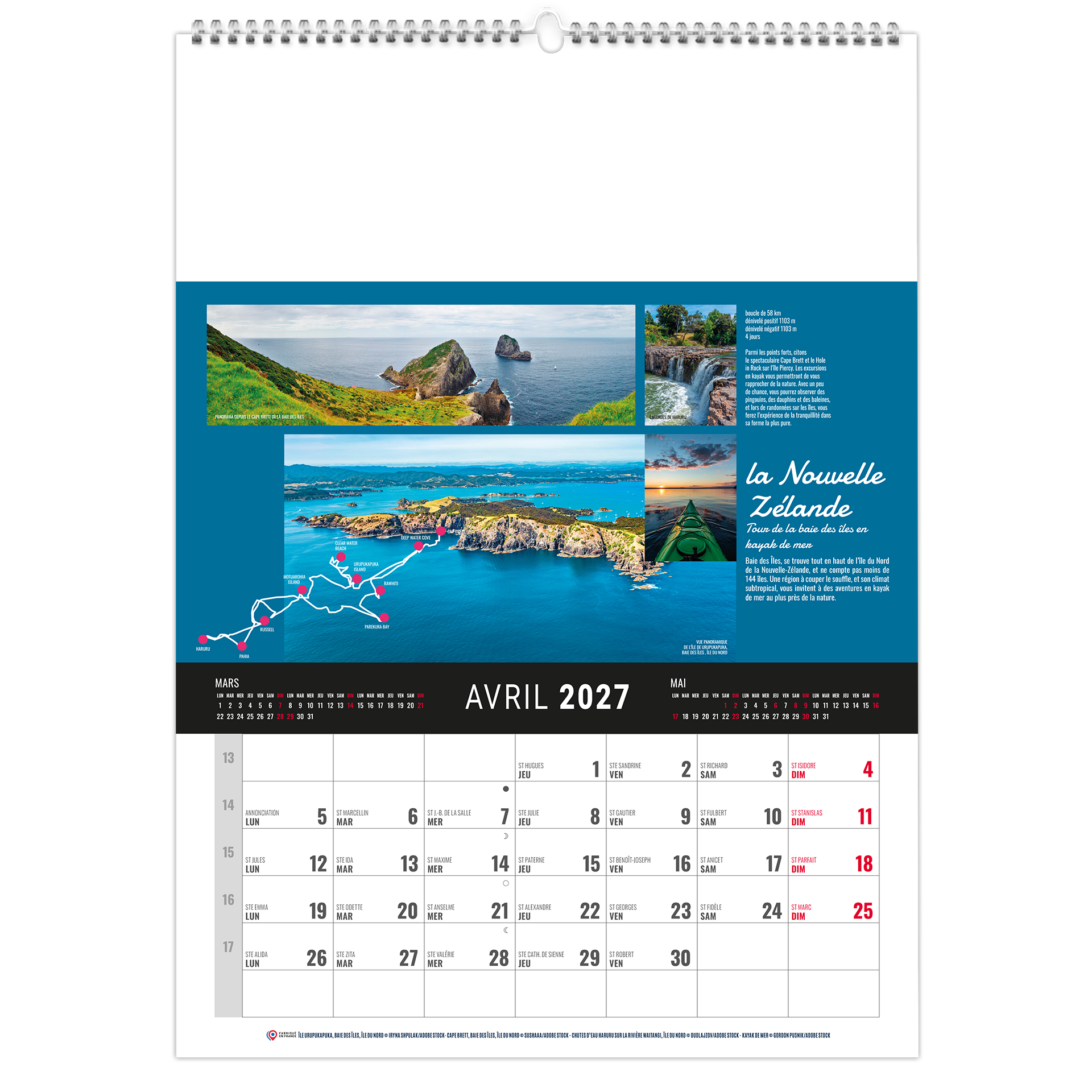 Illustre monde 2027 – Calendrier avec logo - vue 4