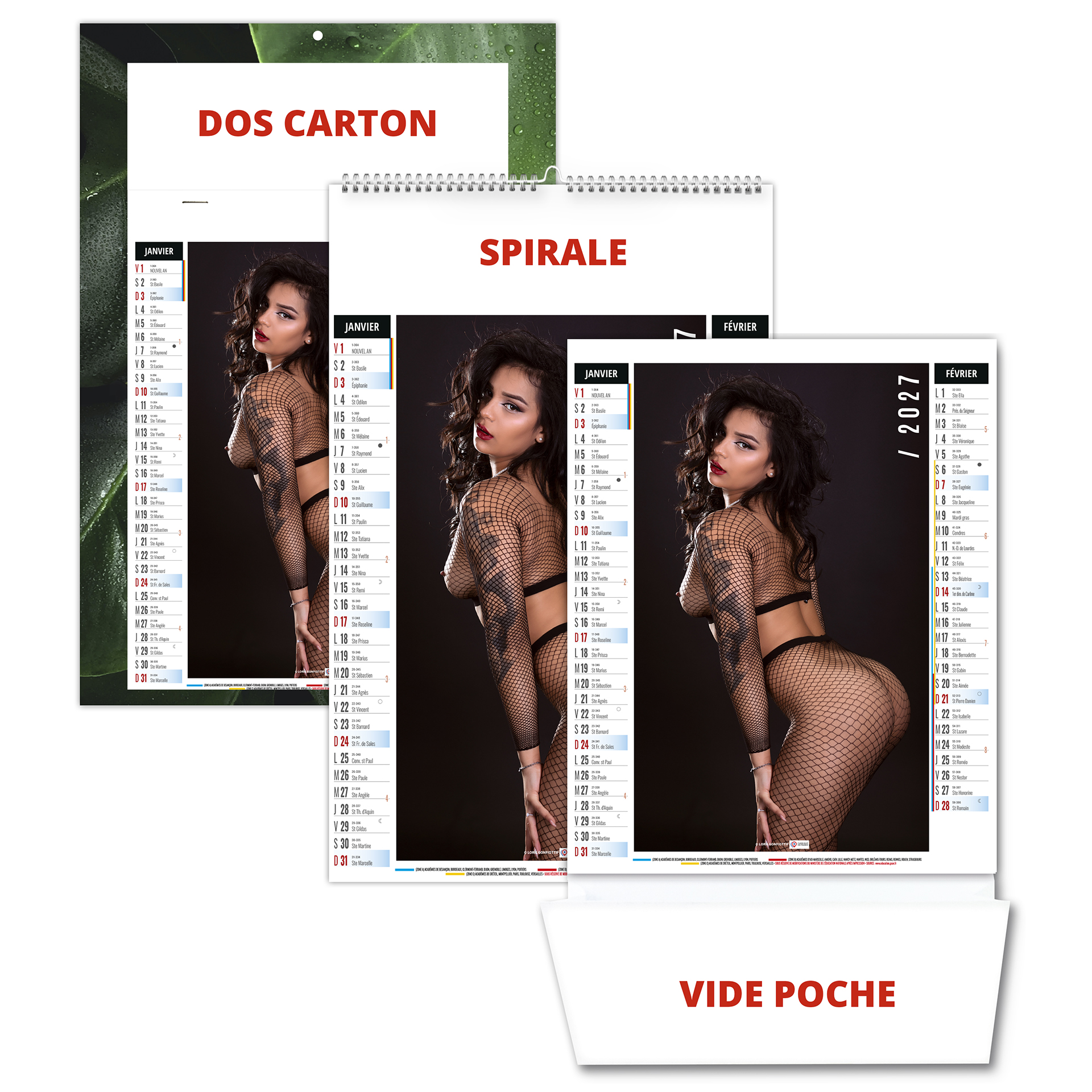 Carmen 2027 – Calendrier avec logo - vue 1