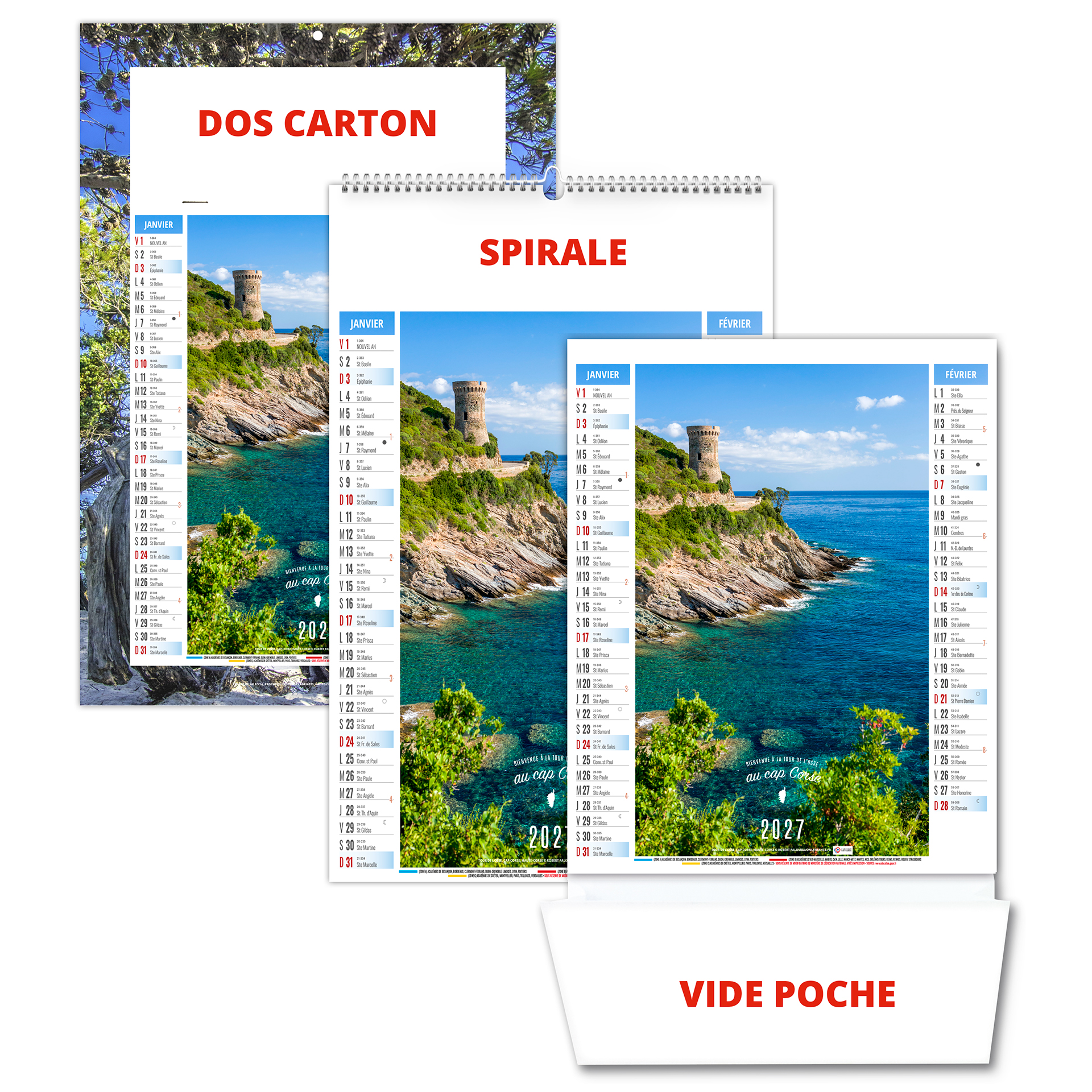 Léa 2027 – Calendrier avec logo - vue 1