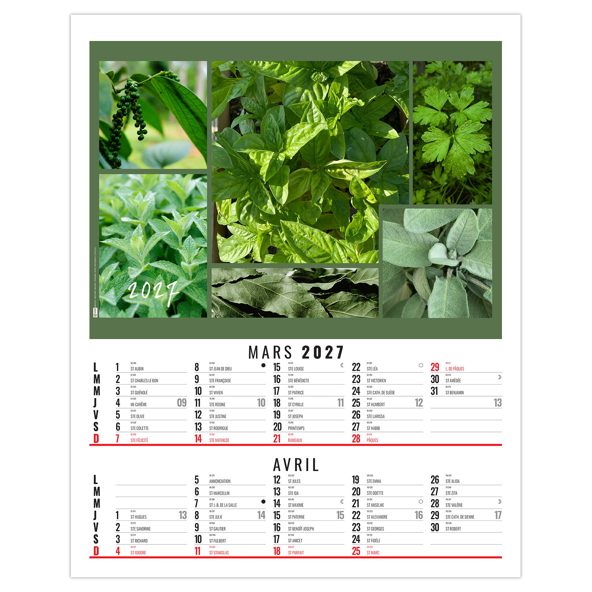 Maë 2027 – Calendrier avec logo - vue 3