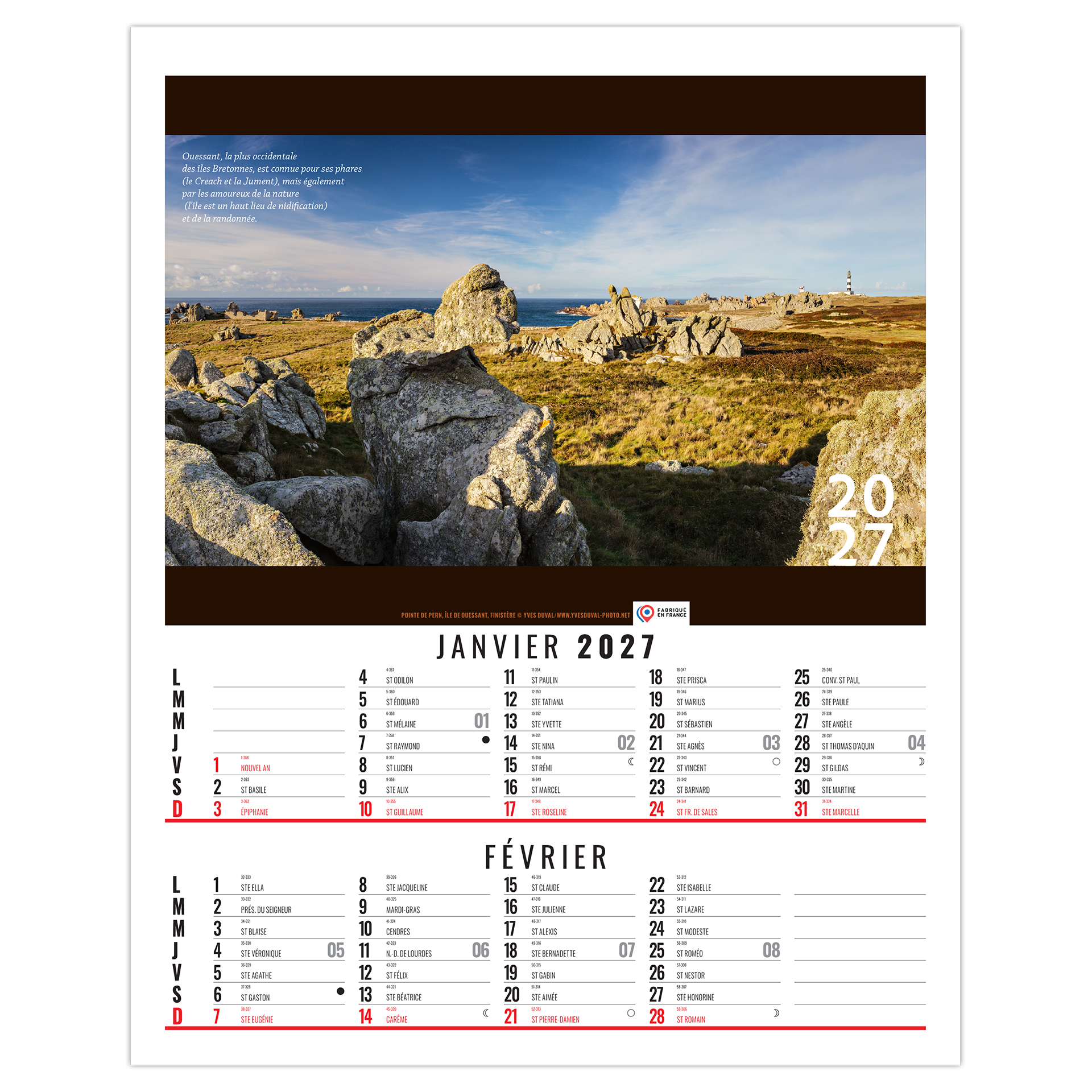 Matisse 2027 – Calendrier avec logo - vue 2