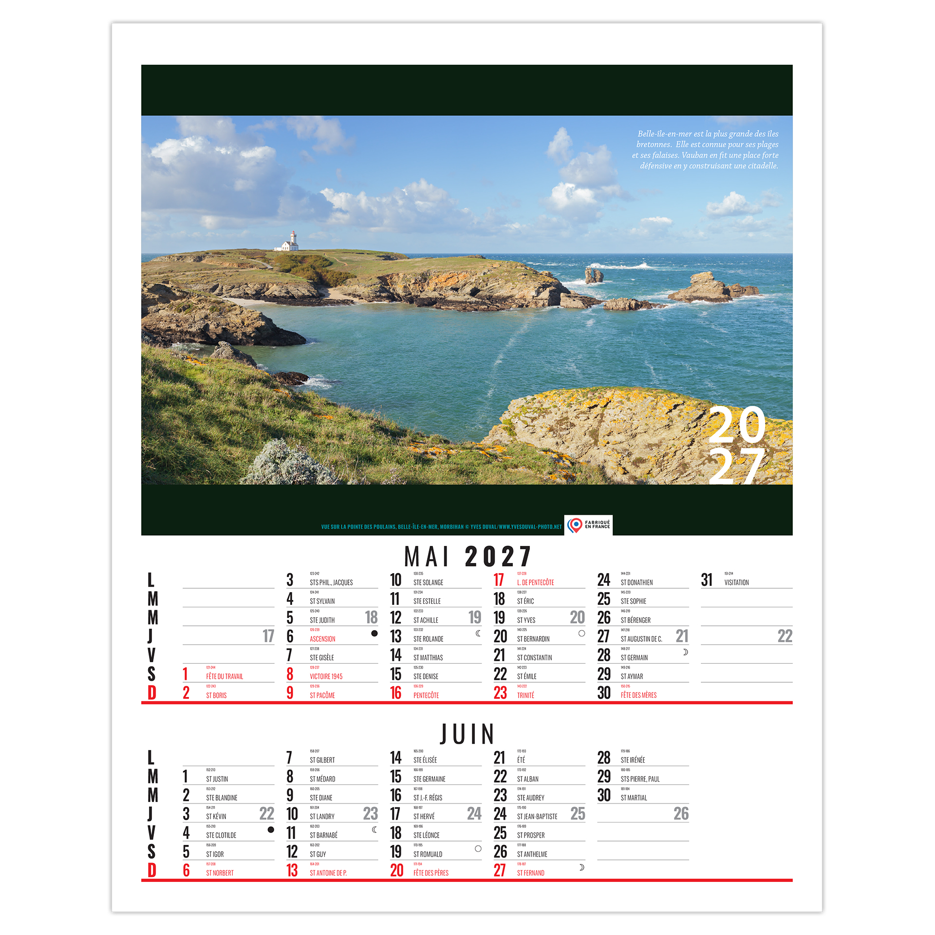Matisse 2027 – Calendrier avec logo - vue 4