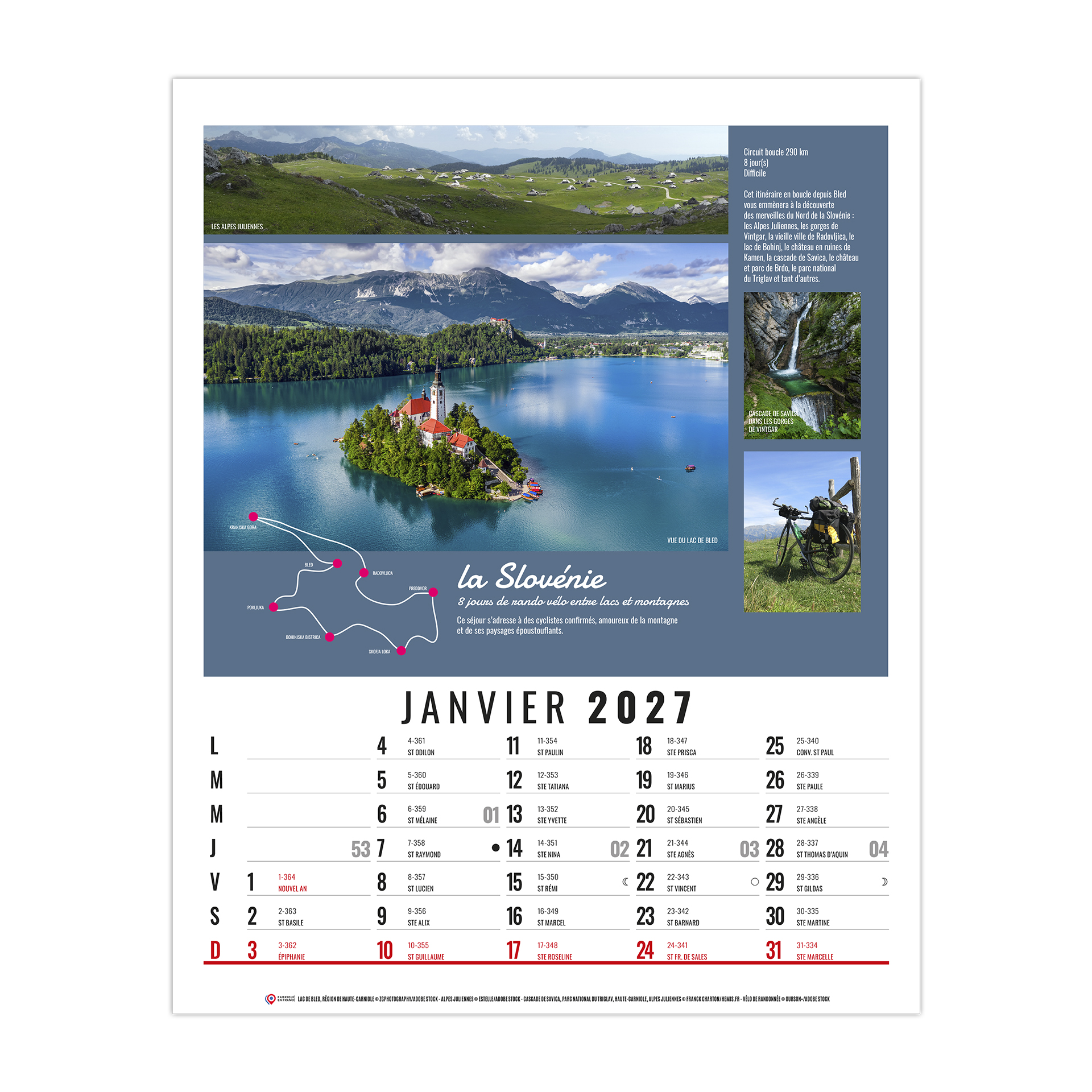Romain 2027 – Calendrier avec logo - vue 2