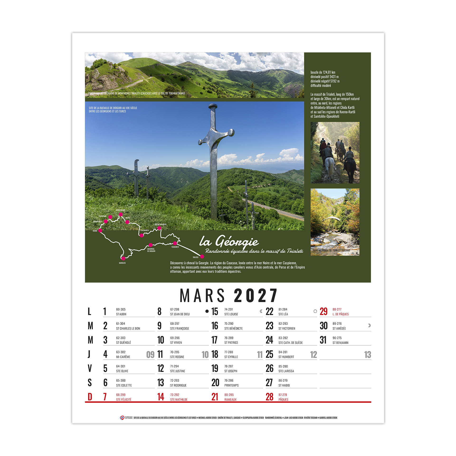 Romain 2027 – Calendrier avec logo - vue 4