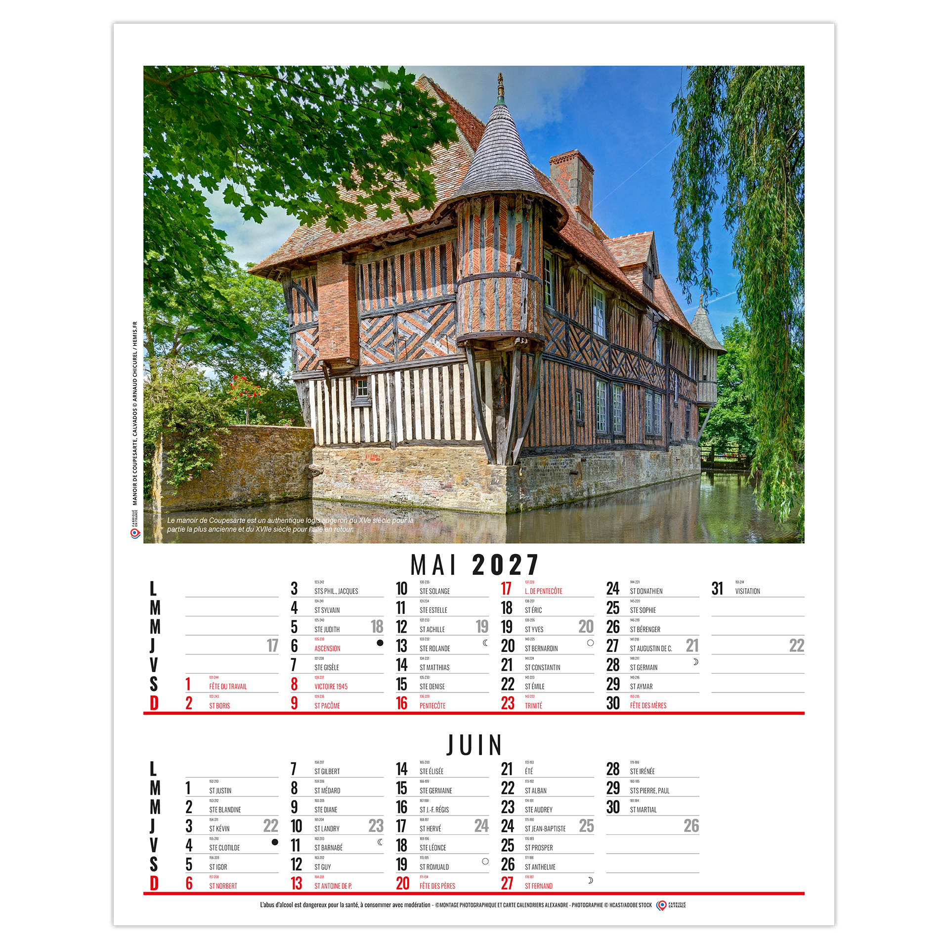 Romy 2027 – Calendrier avec logo - vue 4