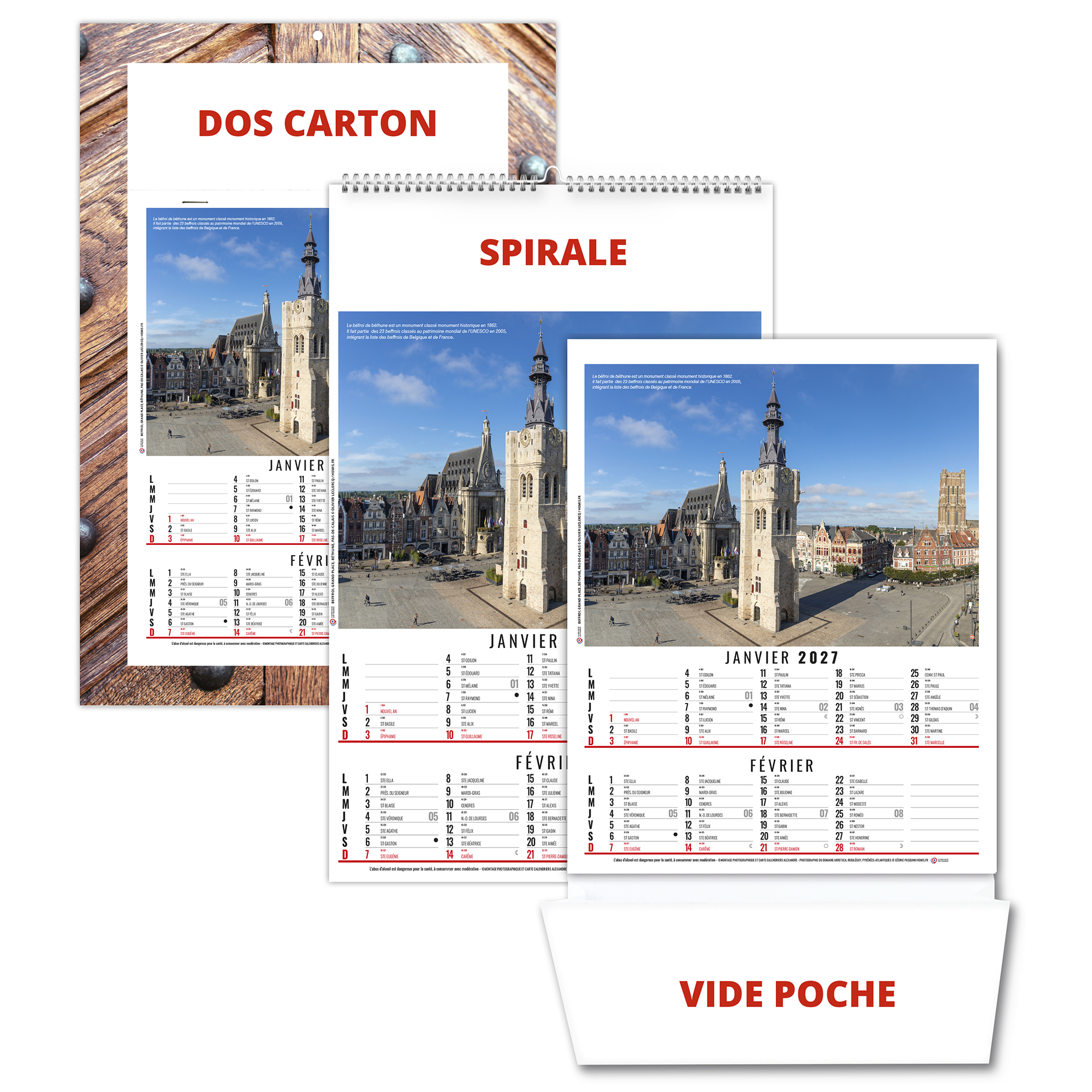 Romy 2027 – Calendrier avec logo