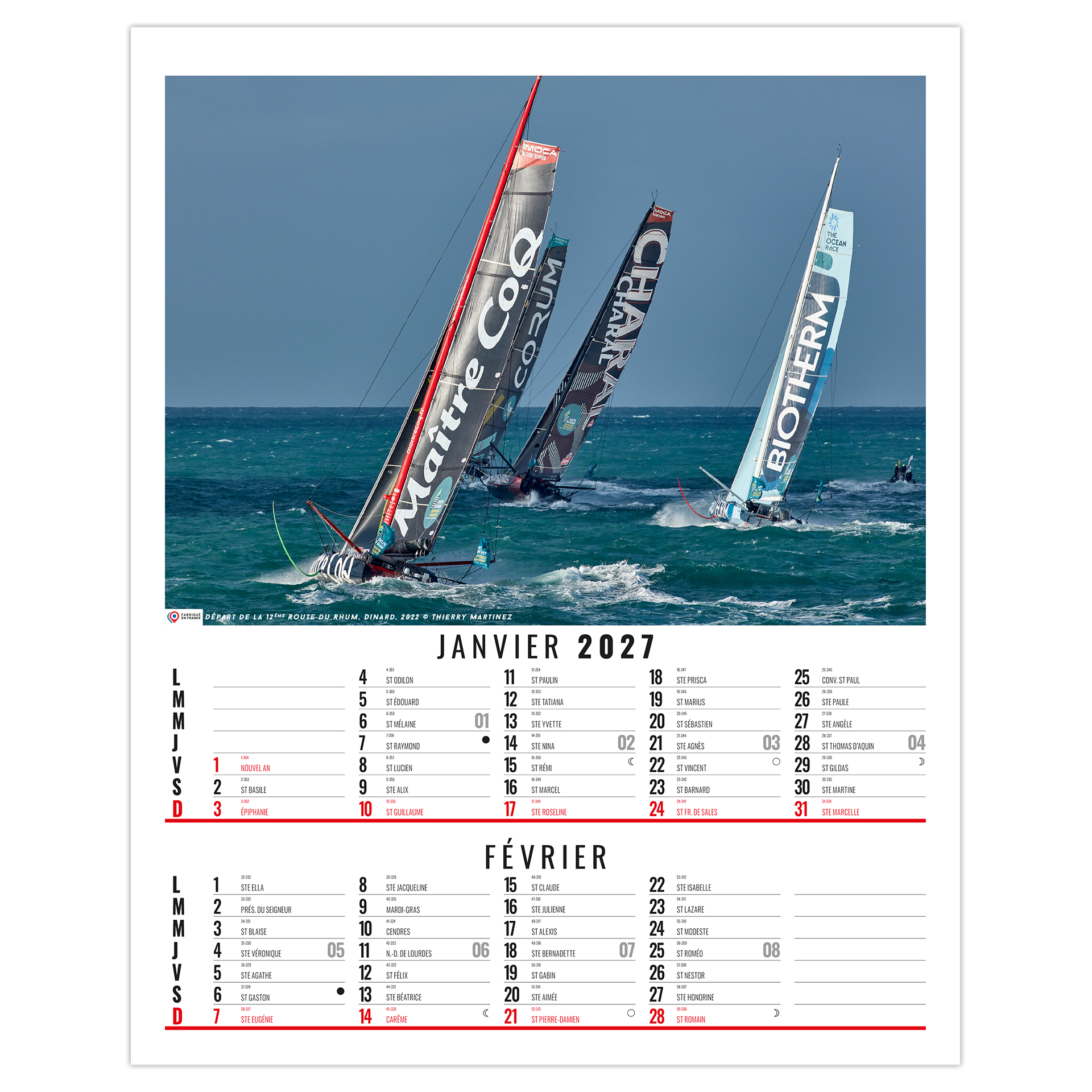 Thomas 2027 – Calendrier avec logo - vue 2