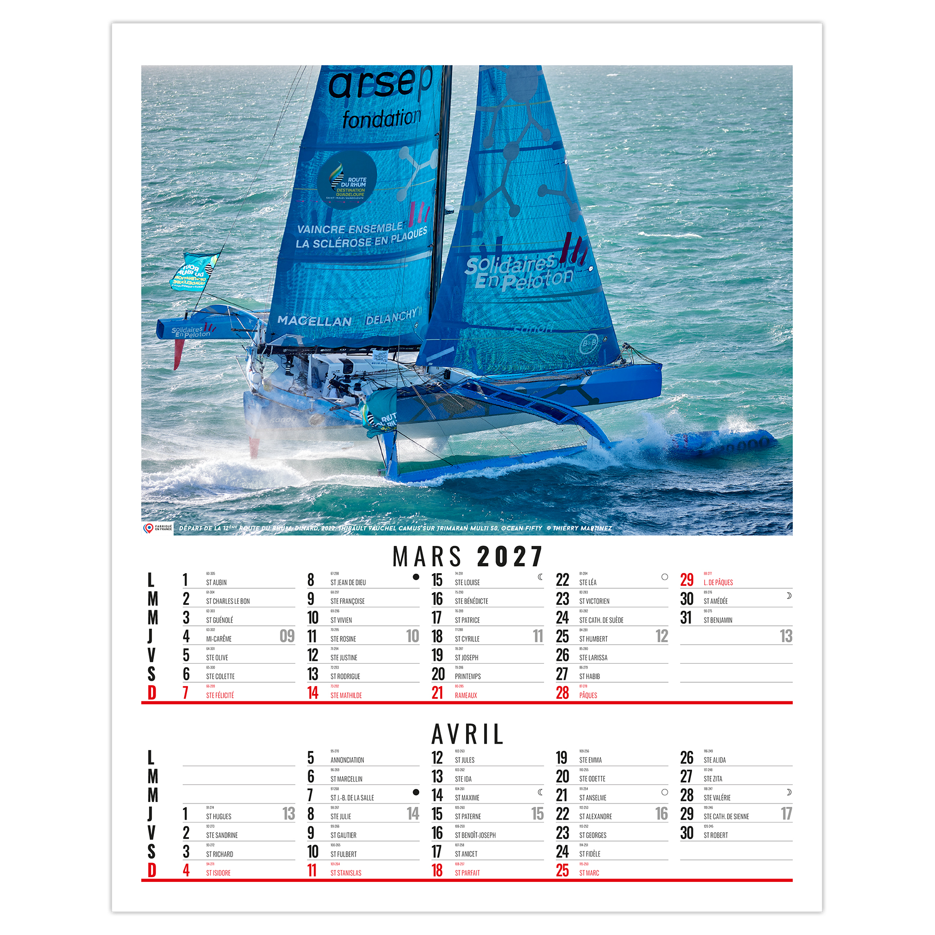 Thomas 2027 – Calendrier avec logo - vue 3