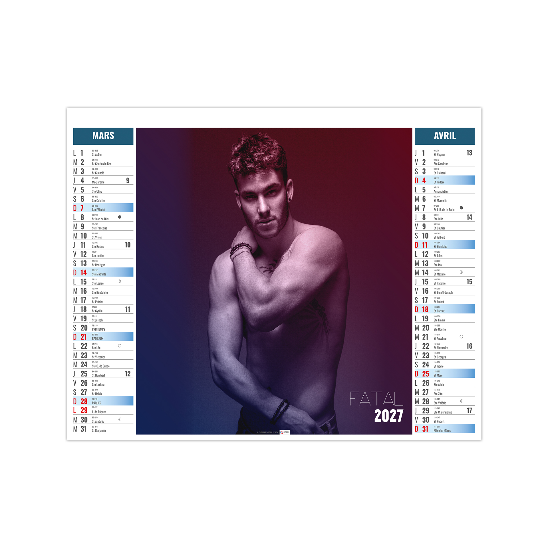 Corps 2027 – Calendrier avec logo - vue 3