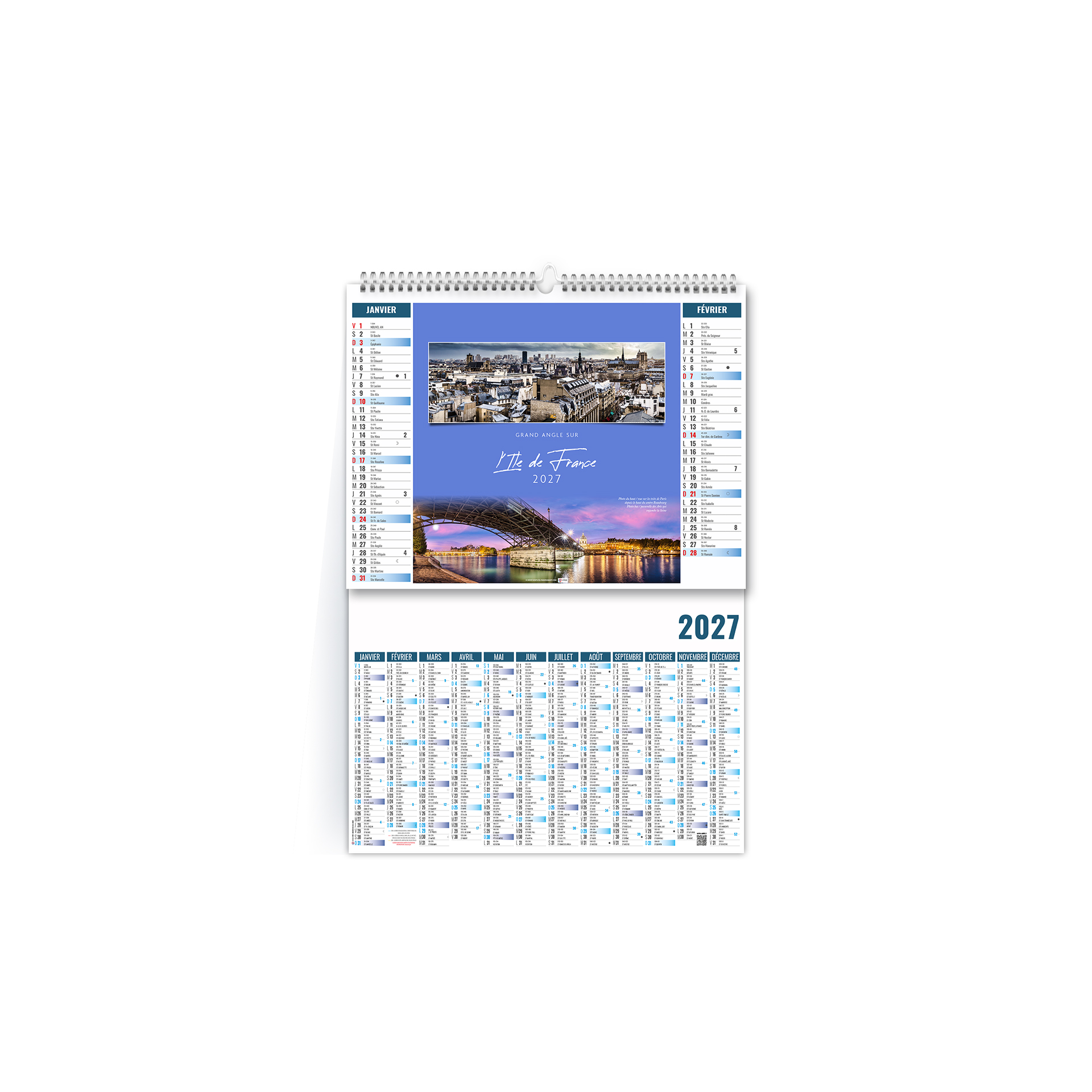 Échappées 2027 – Calendrier avec logo
