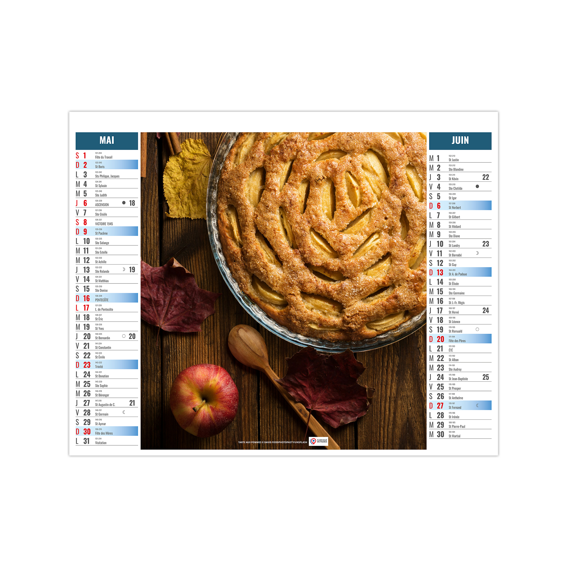 Fooding 2027 – Calendrier avec logo - vue 4