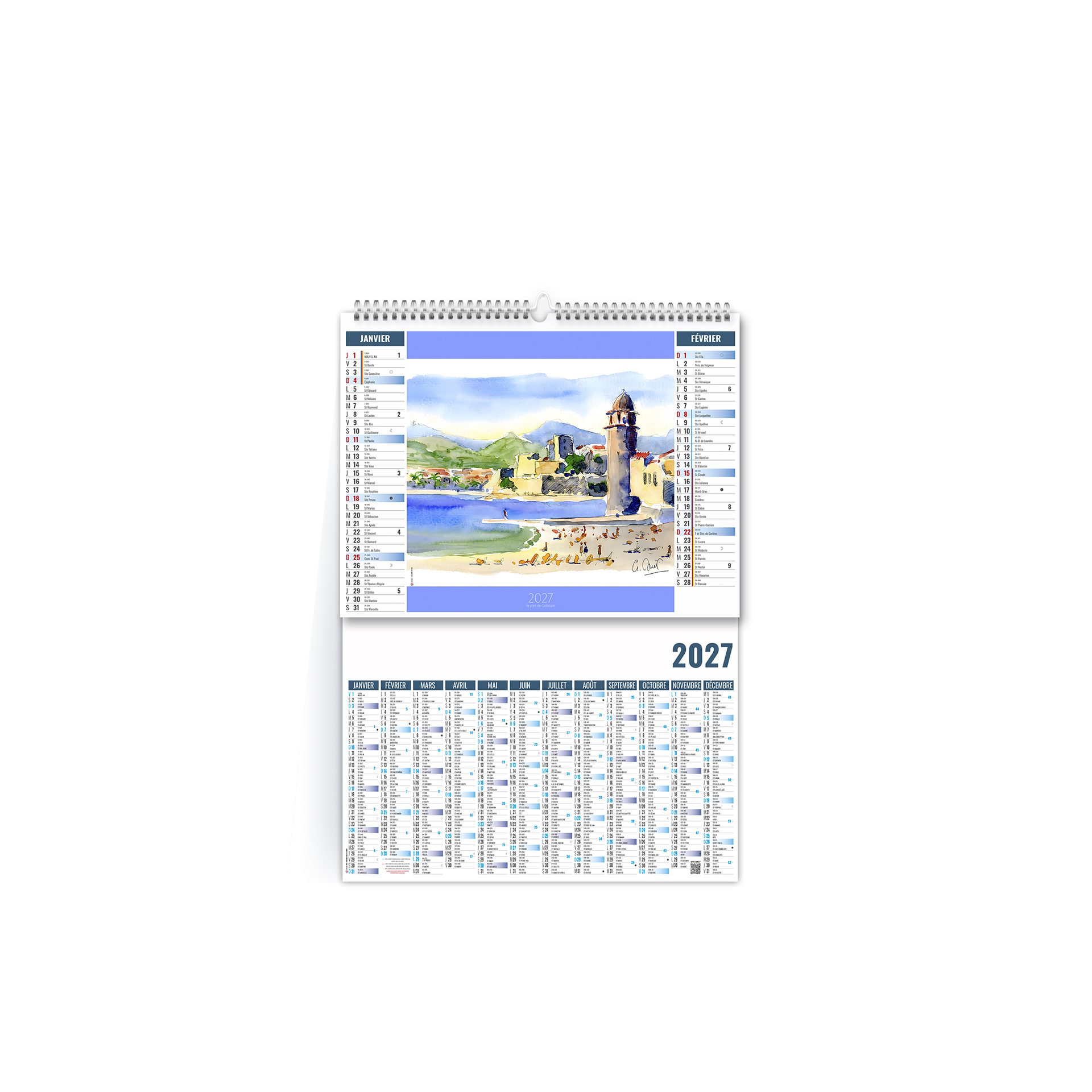 Lavis 2027 – Calendrier avec logo - vue 1