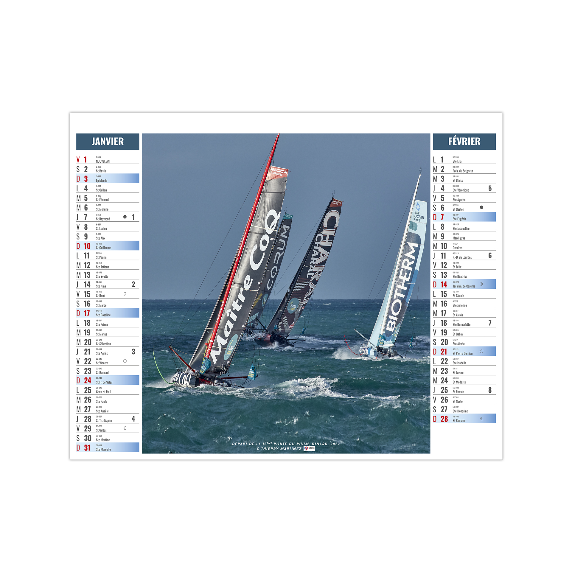 Marin 2027 – Calendrier avec logo - vue 2