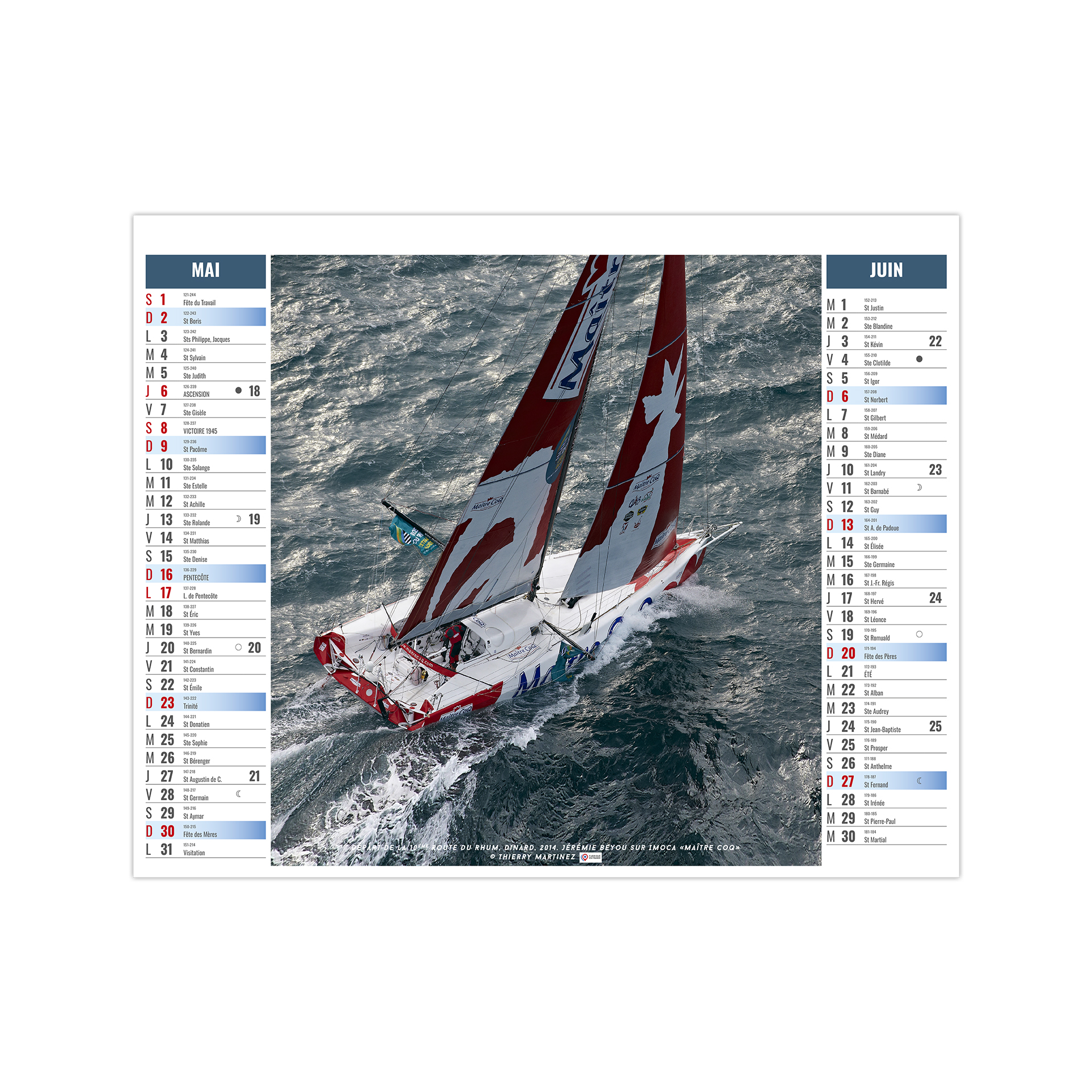 Marin 2027 – Calendrier avec logo - vue 4