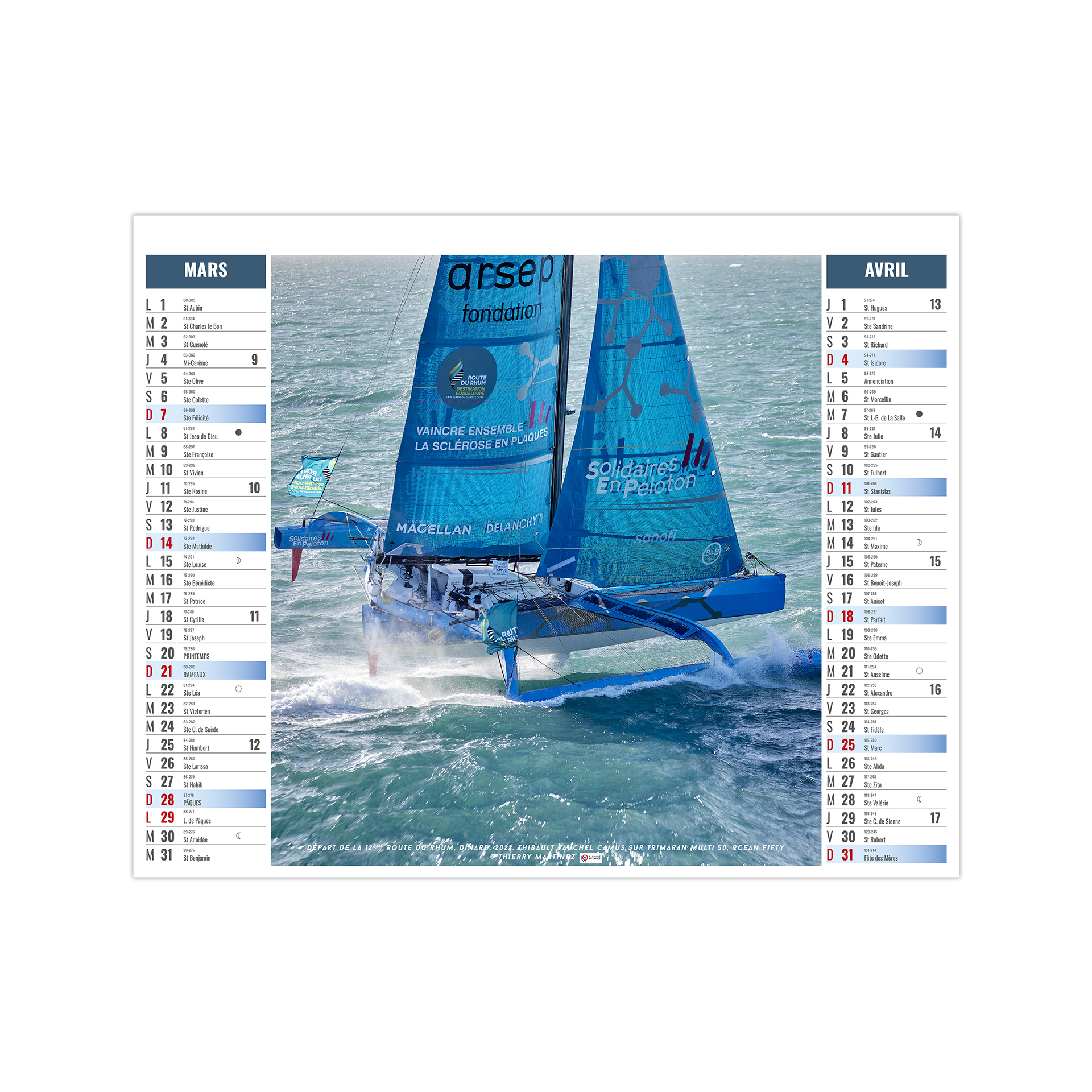 Marin 2027 – Calendrier avec logo - vue 3