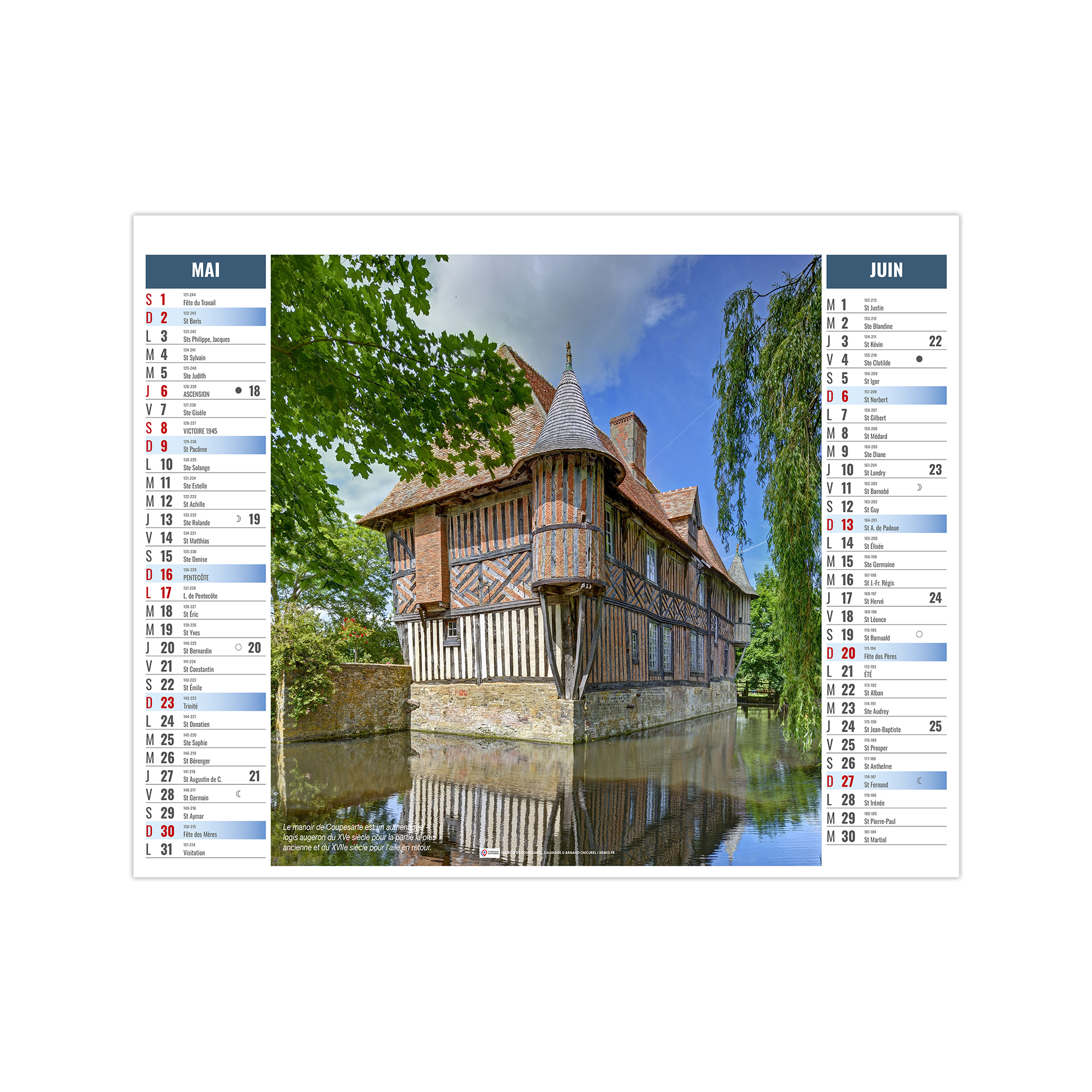 Histoire 2027 – Calendrier avec logo - vue 4