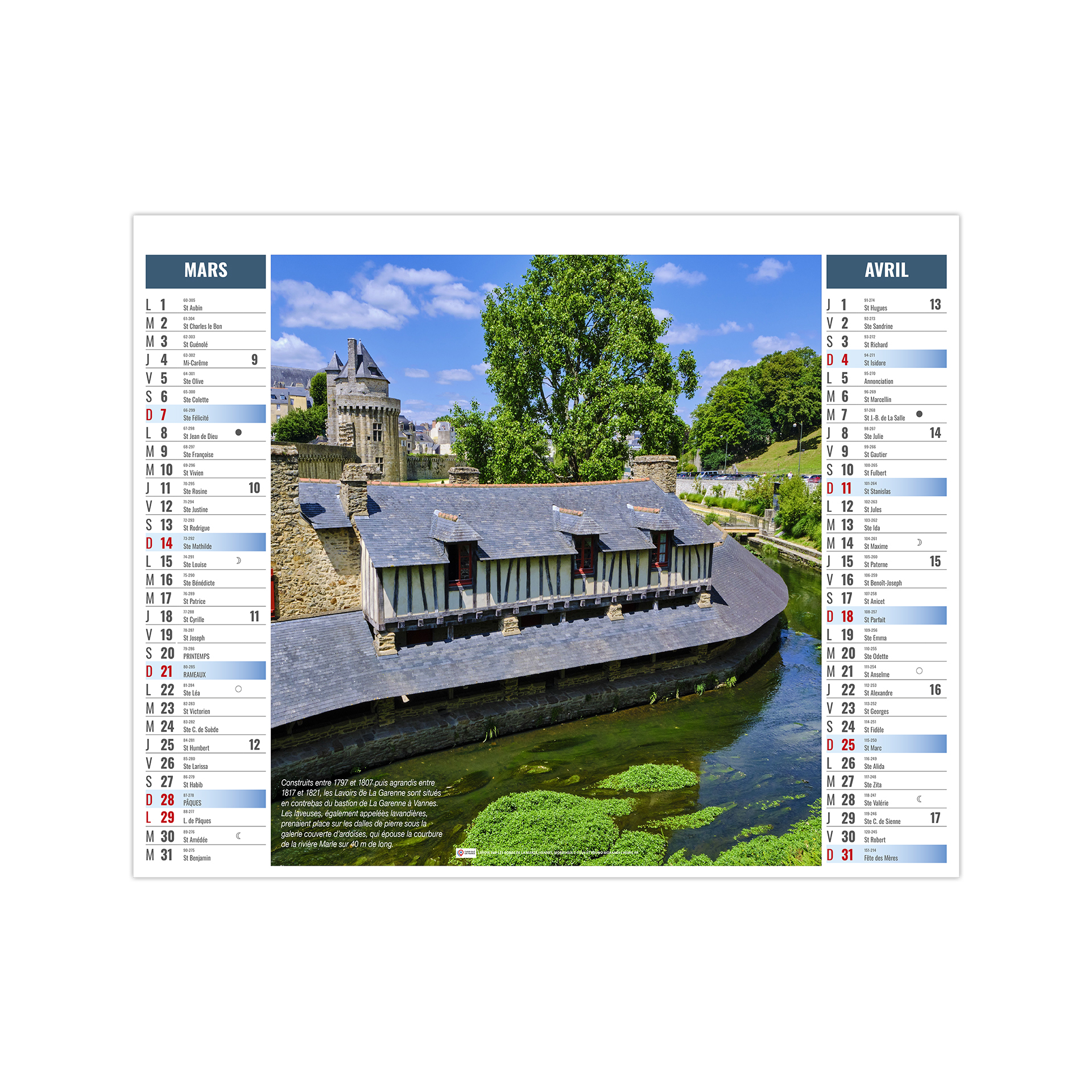 Histoire 2027 – Calendrier avec logo - vue 3