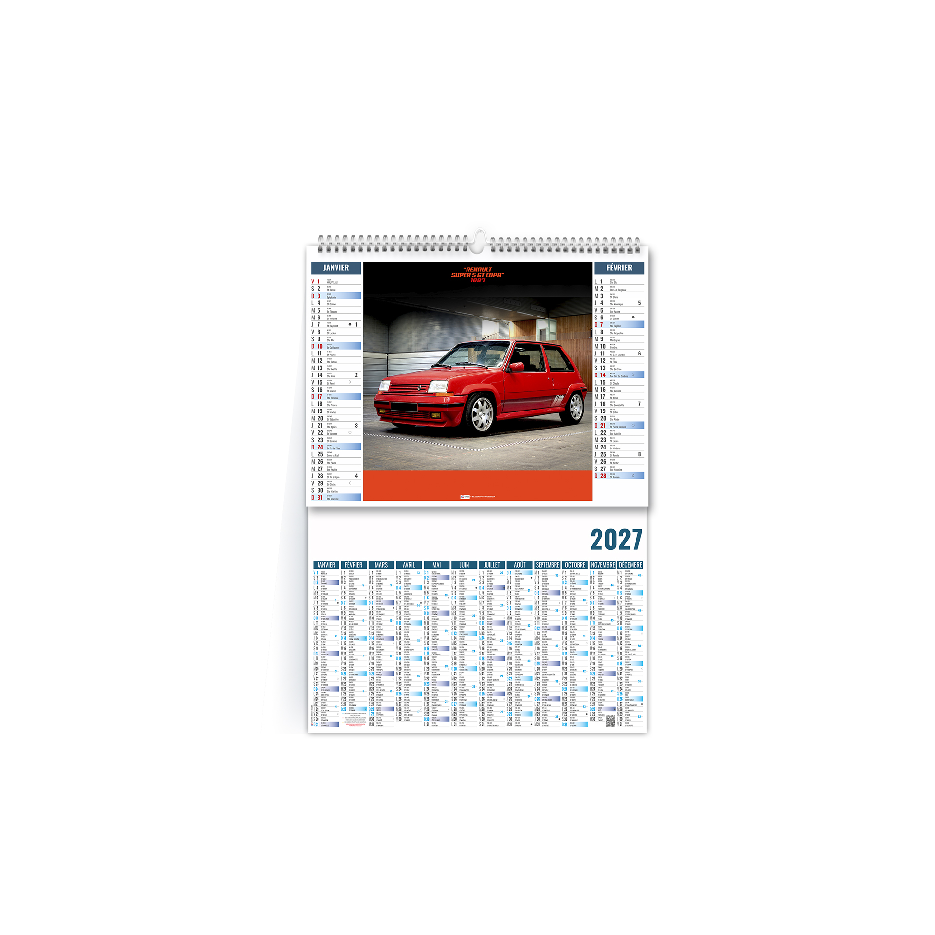 Rallye 2027 – Calendrier avec logo