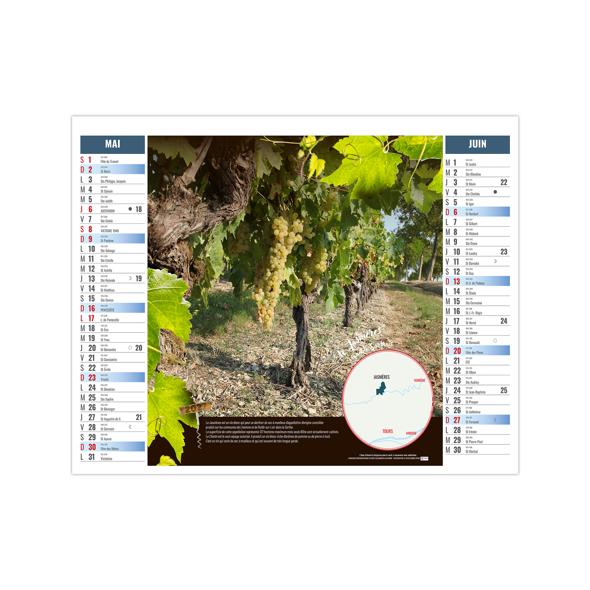 Terroir 2027 – Calendrier avec logo - vue 4