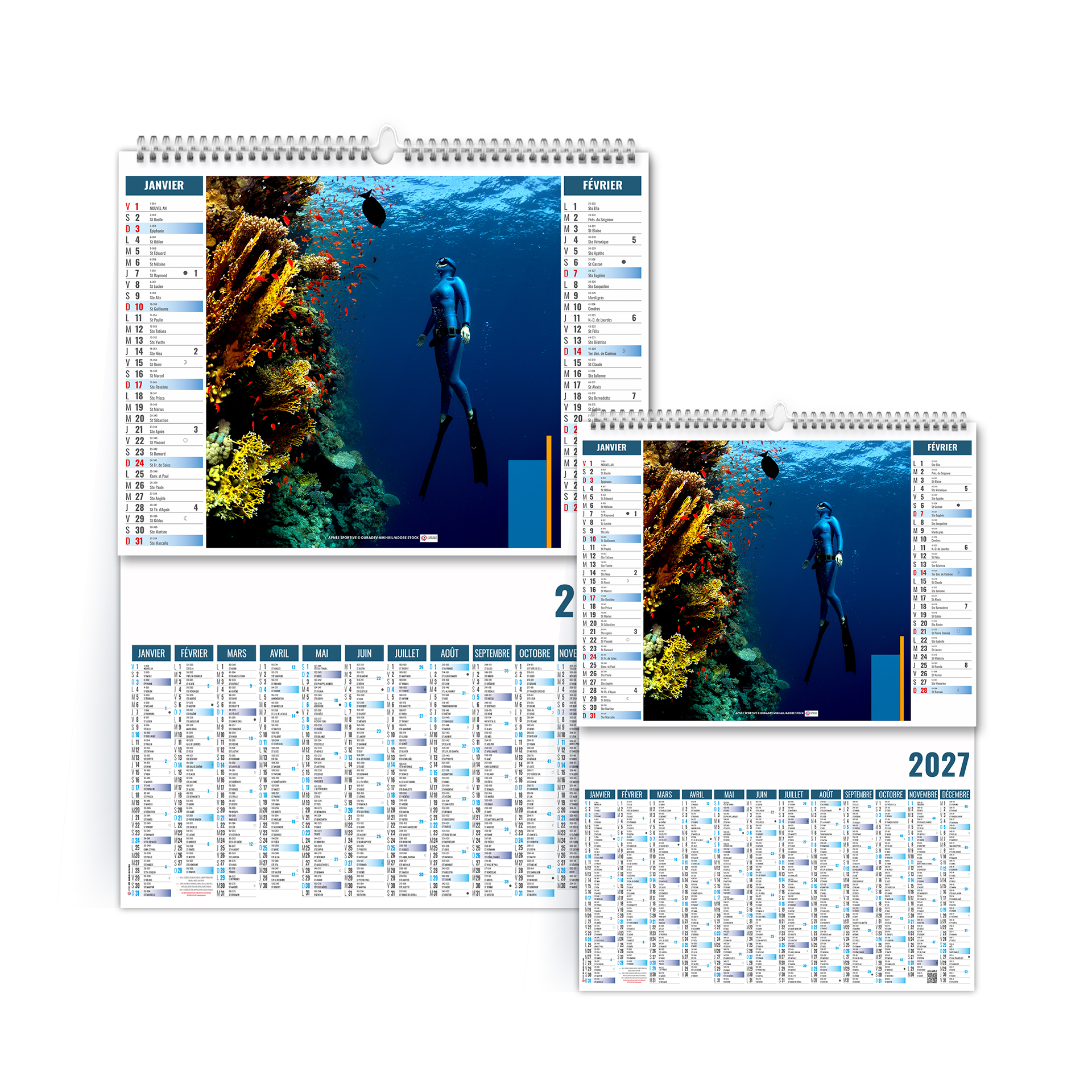 Ultra 2027 – Calendrier avec logo - vue 1