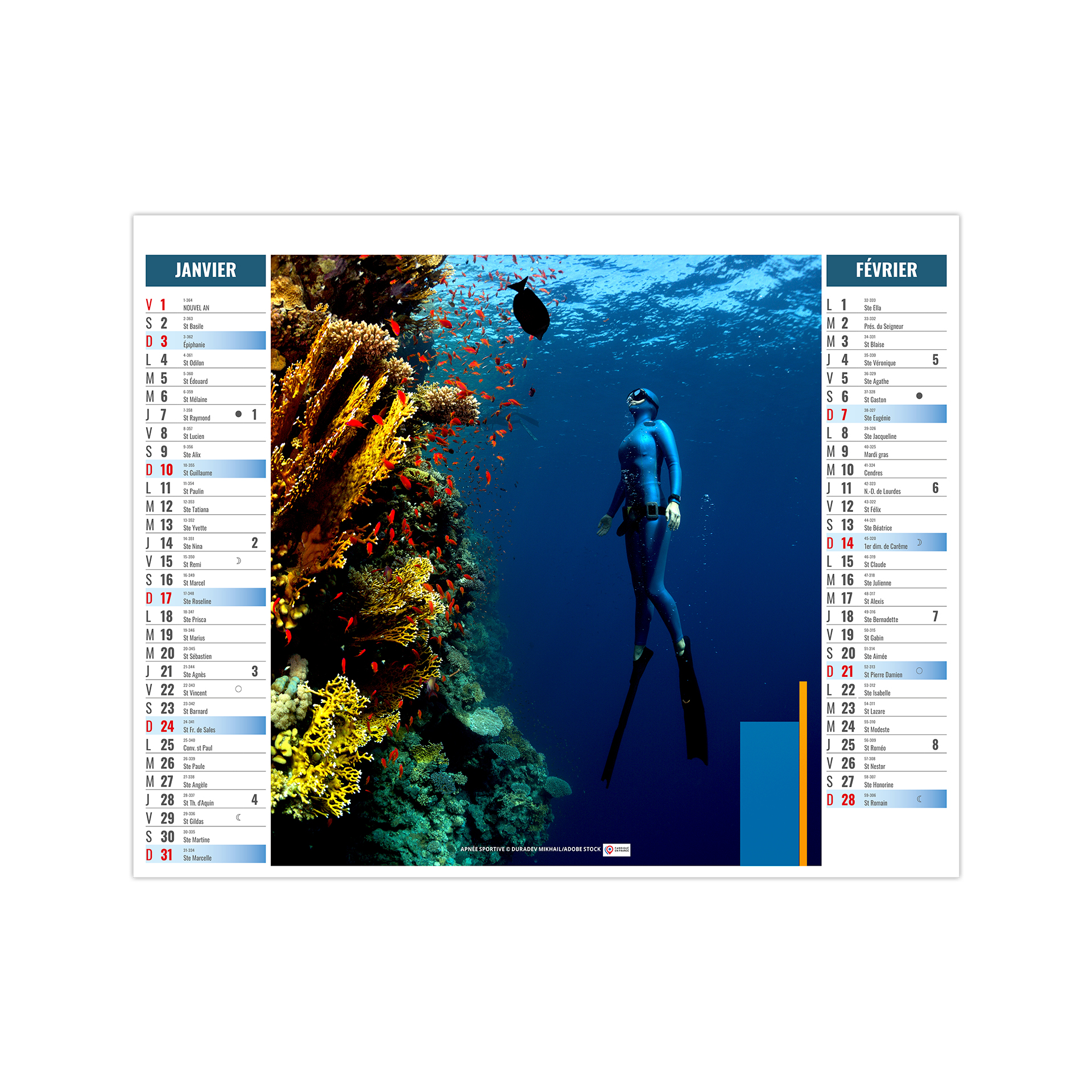 Ultra 2027 – Calendrier avec logo - vue 2