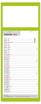 Bwbobbkrwim3xm calendrier 2021 mensuel sur plaque