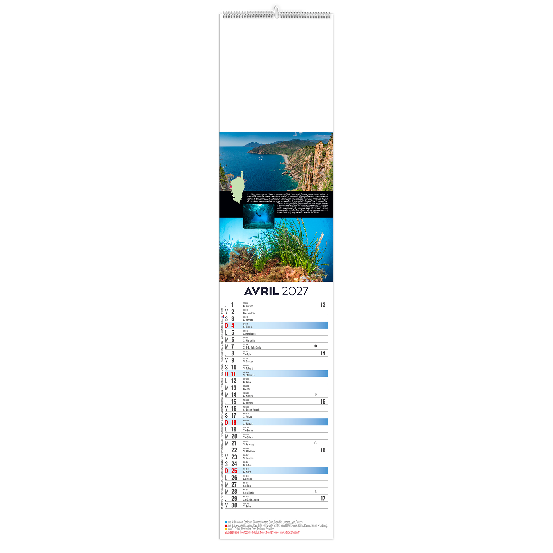 Île 2027 – Calendrier avec logo - vue 4