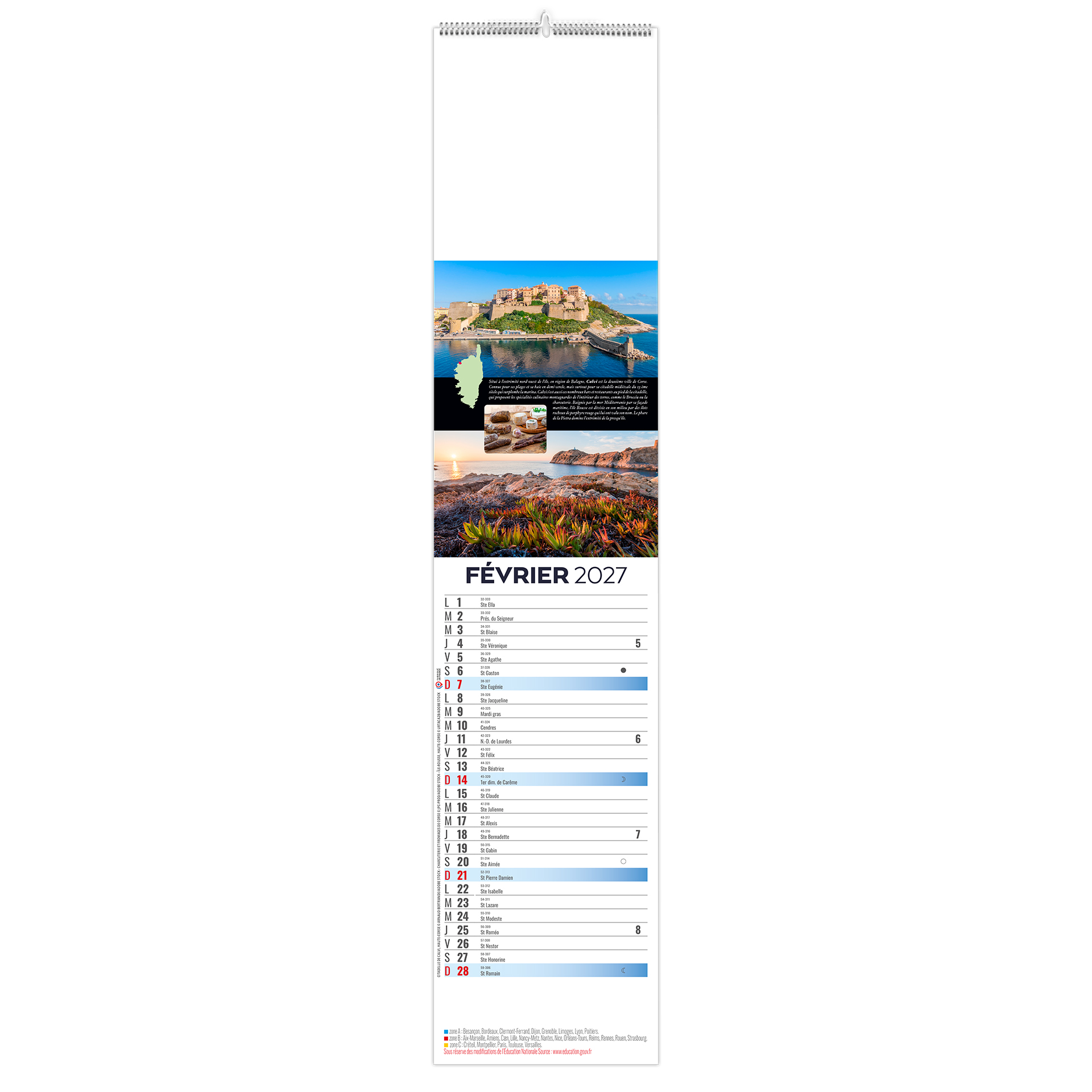 Île 2027 – Calendrier avec logo - vue 2