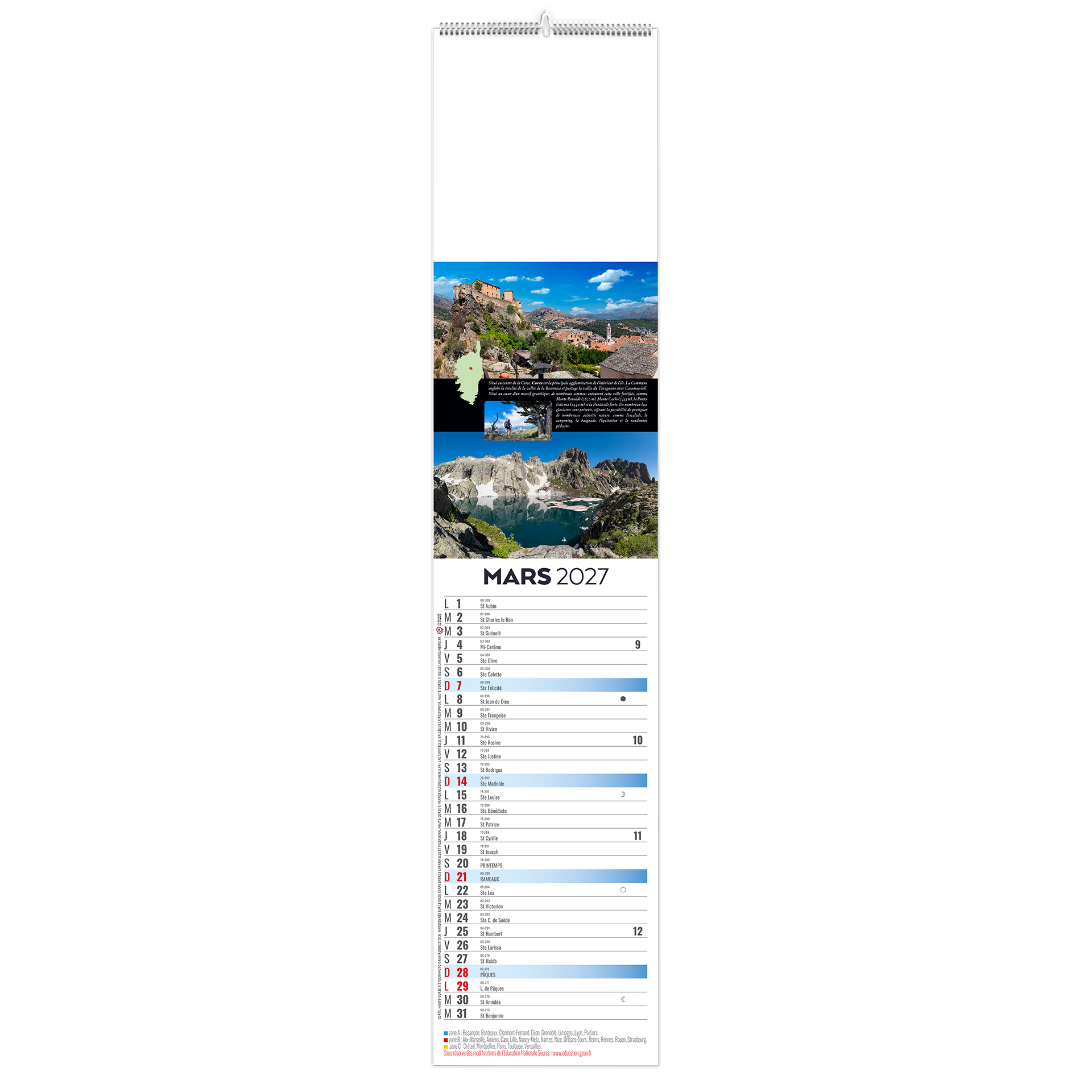 Île 2027 – Calendrier avec logo - vue 3