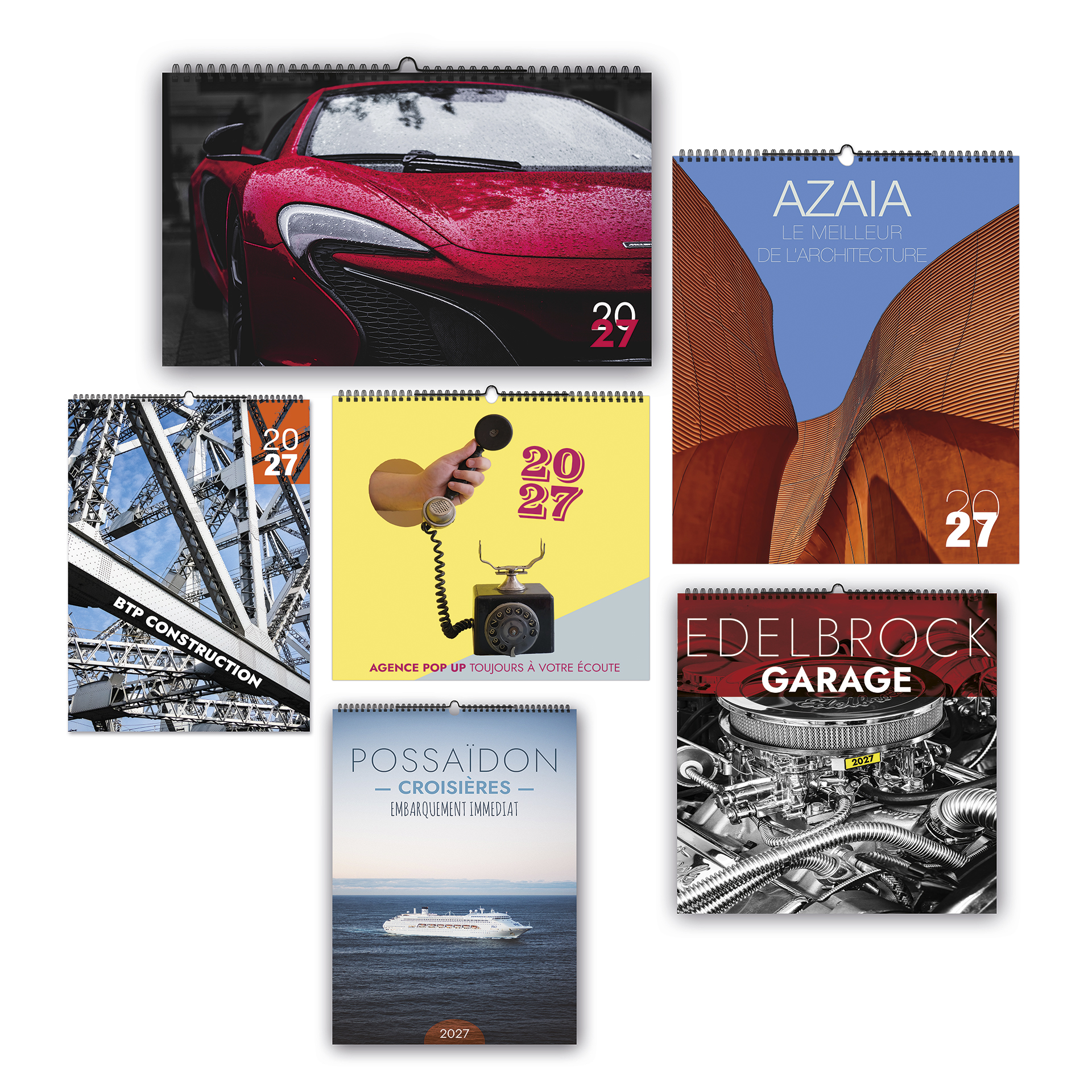 Illustre creation 2027 – Calendrier avec logo - vue 1