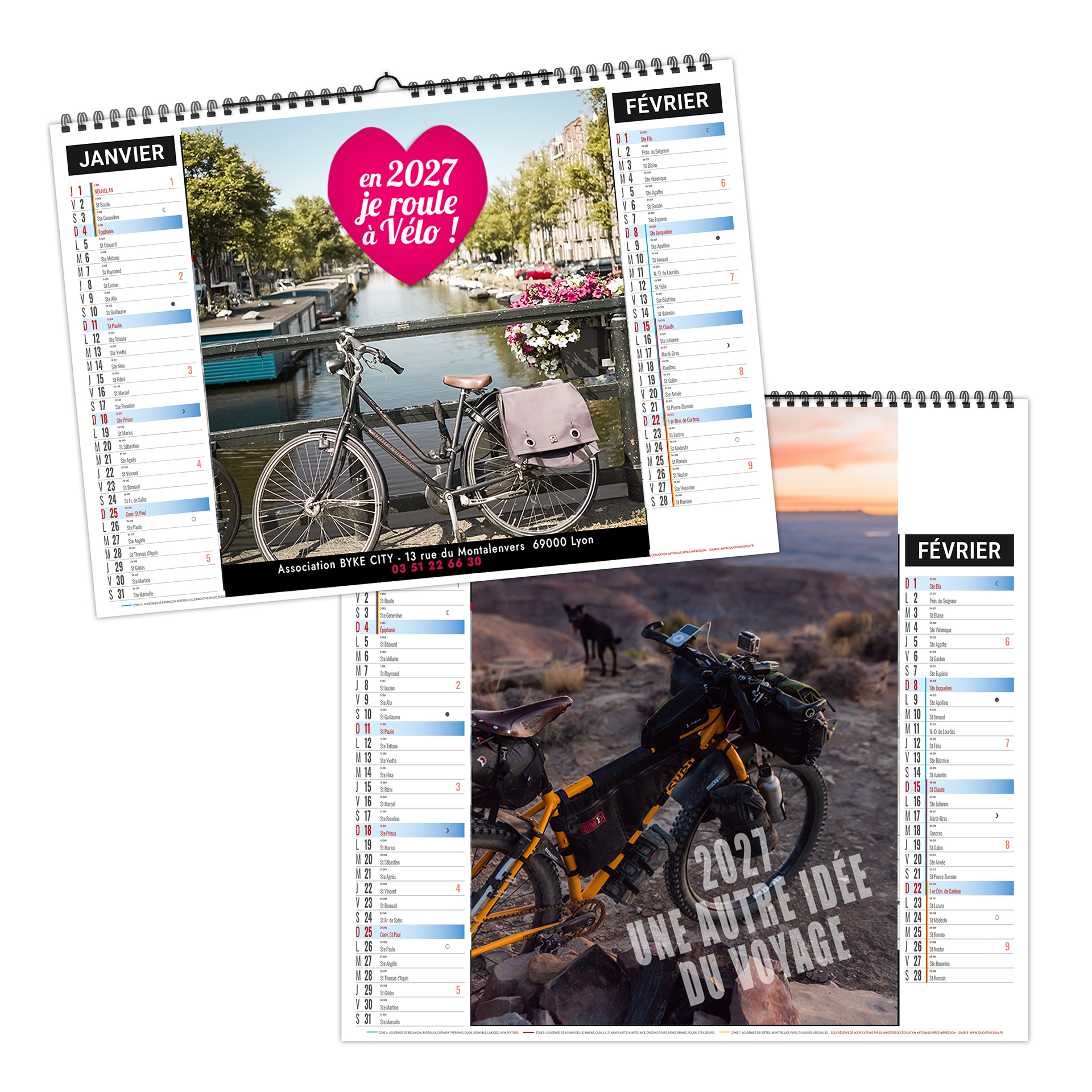 Illustre ECO creation 2027 – Calendrier avec logo