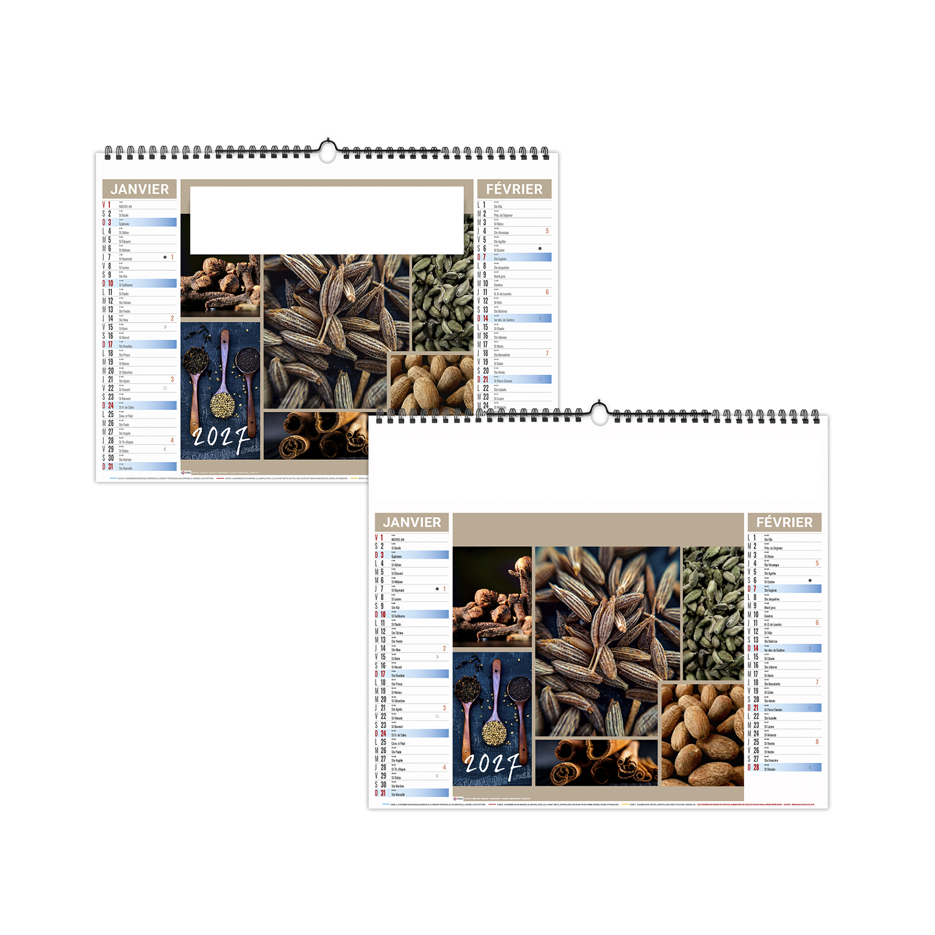 Herbes 2027 – Calendrier avec logo
