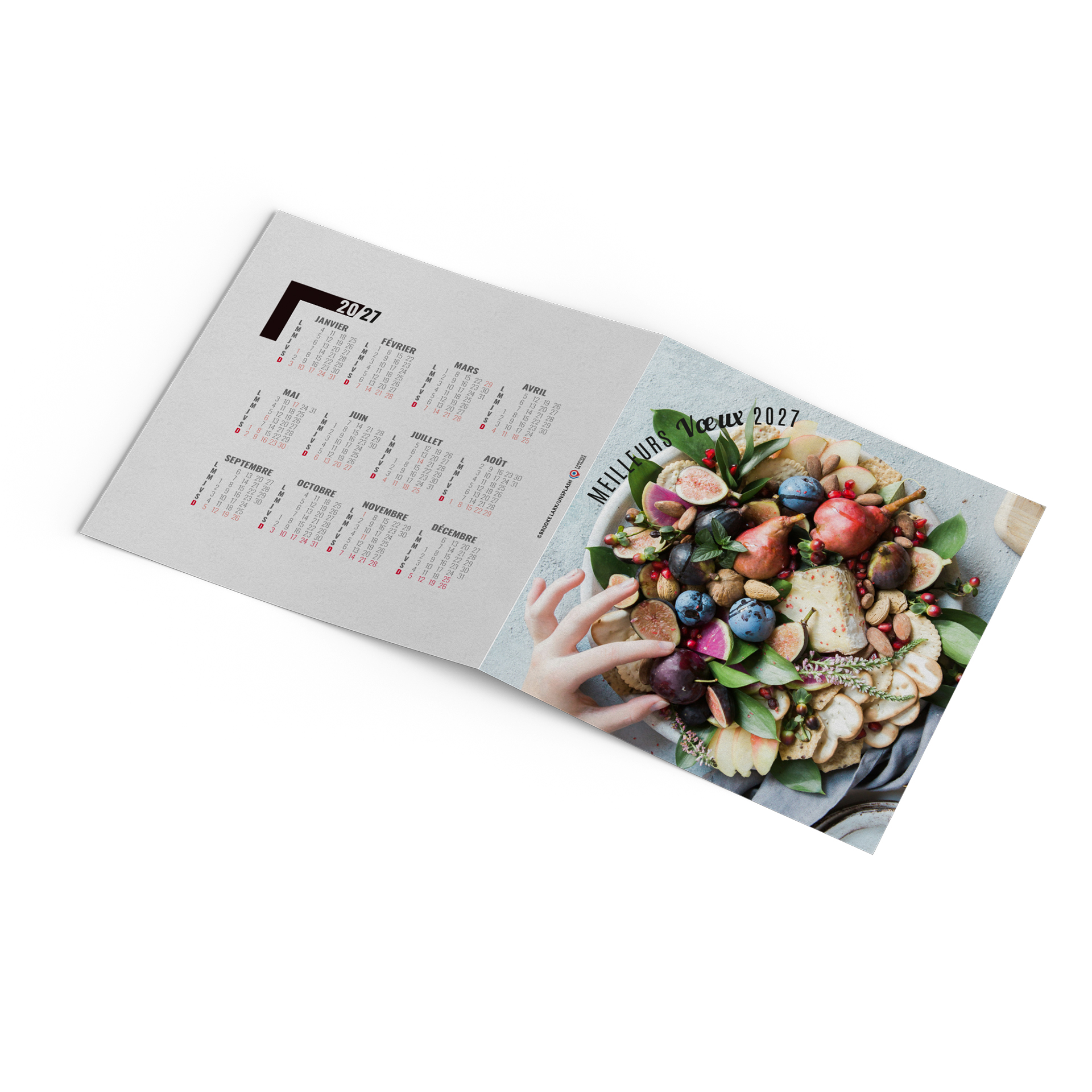 Cooking 2027 — calendrier 2027 personnalisé Héricourt