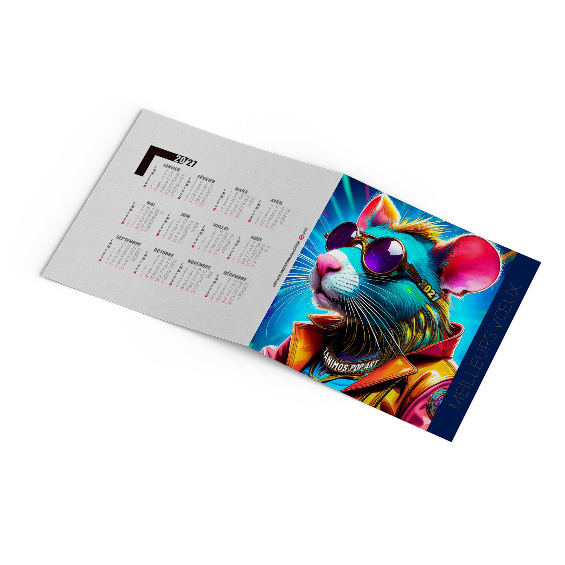 Tag 2027 – Calendrier avec logo - vue 3