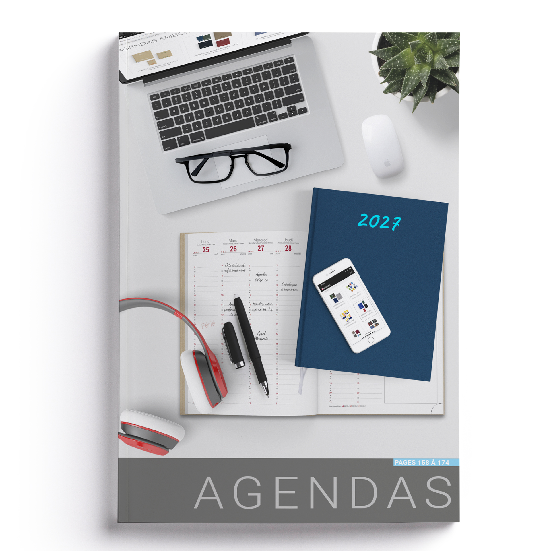 catalogue agendas Calendriers Alexandre 2027
