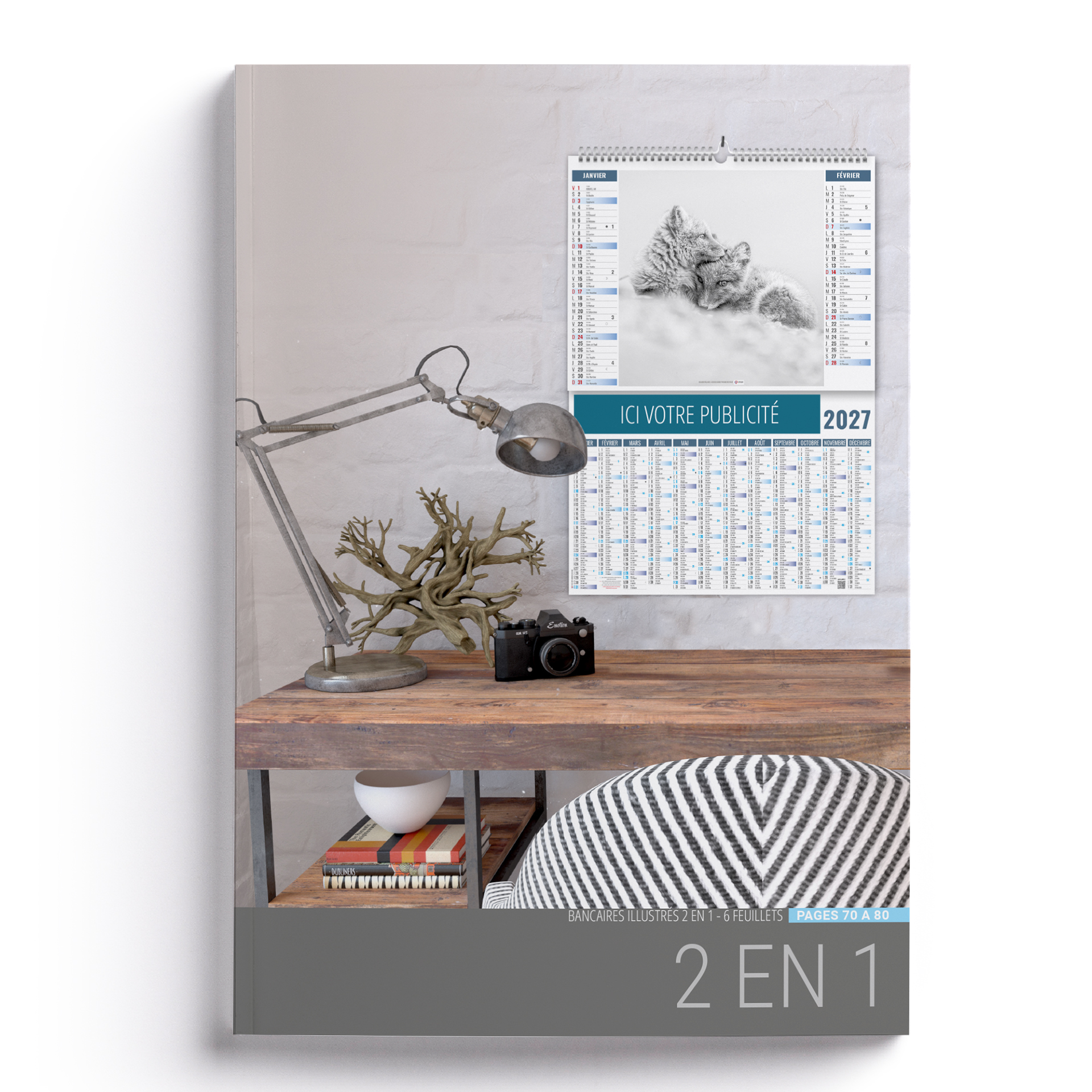 catalogue bancaires 2 en 1 Calendriers Alexandre 2027