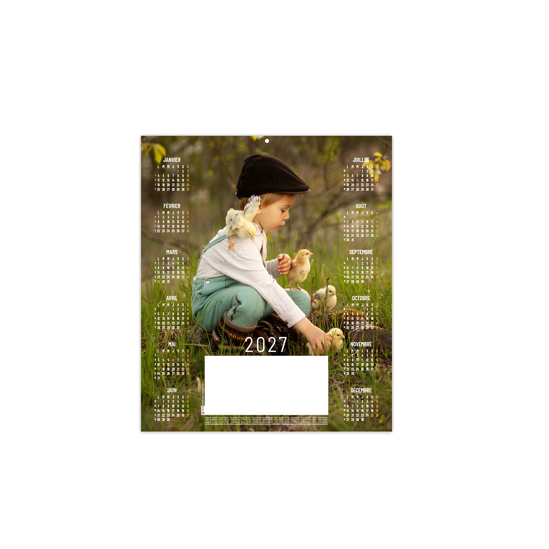 Lou 2027 – Calendrier avec logo