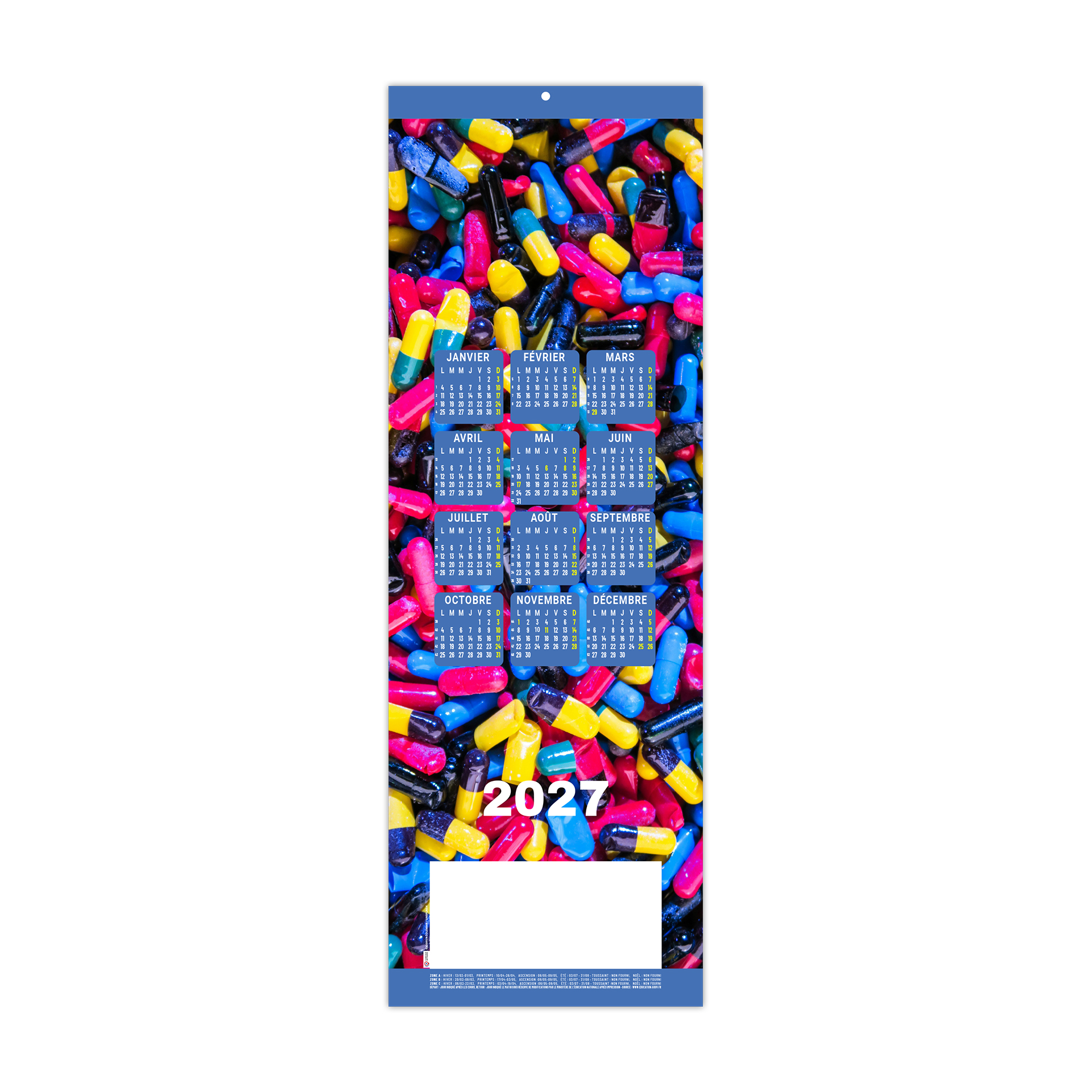 Elise 2027 – Calendrier avec logo - vue 2