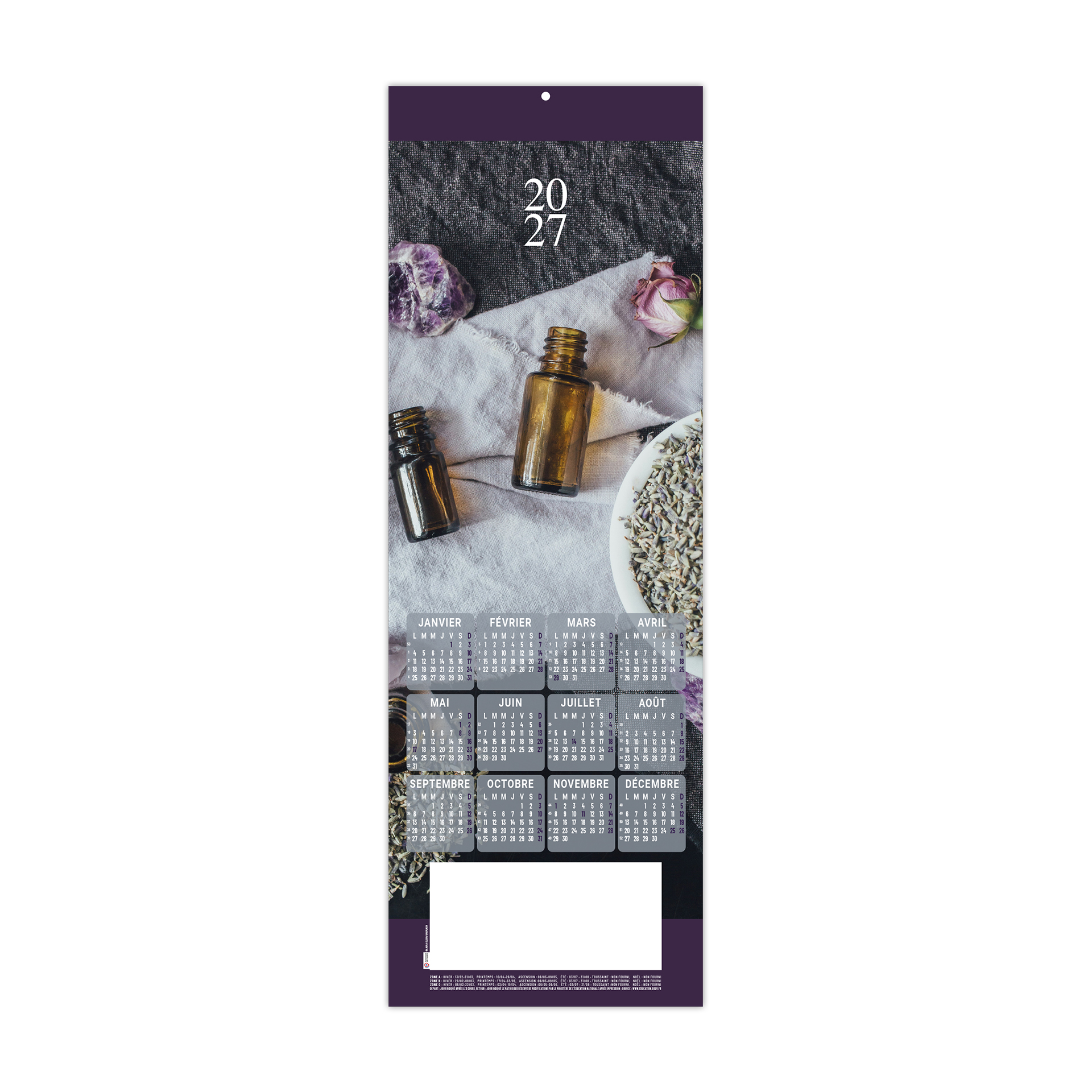 Marie 2027 – Calendrier avec logo - vue 2