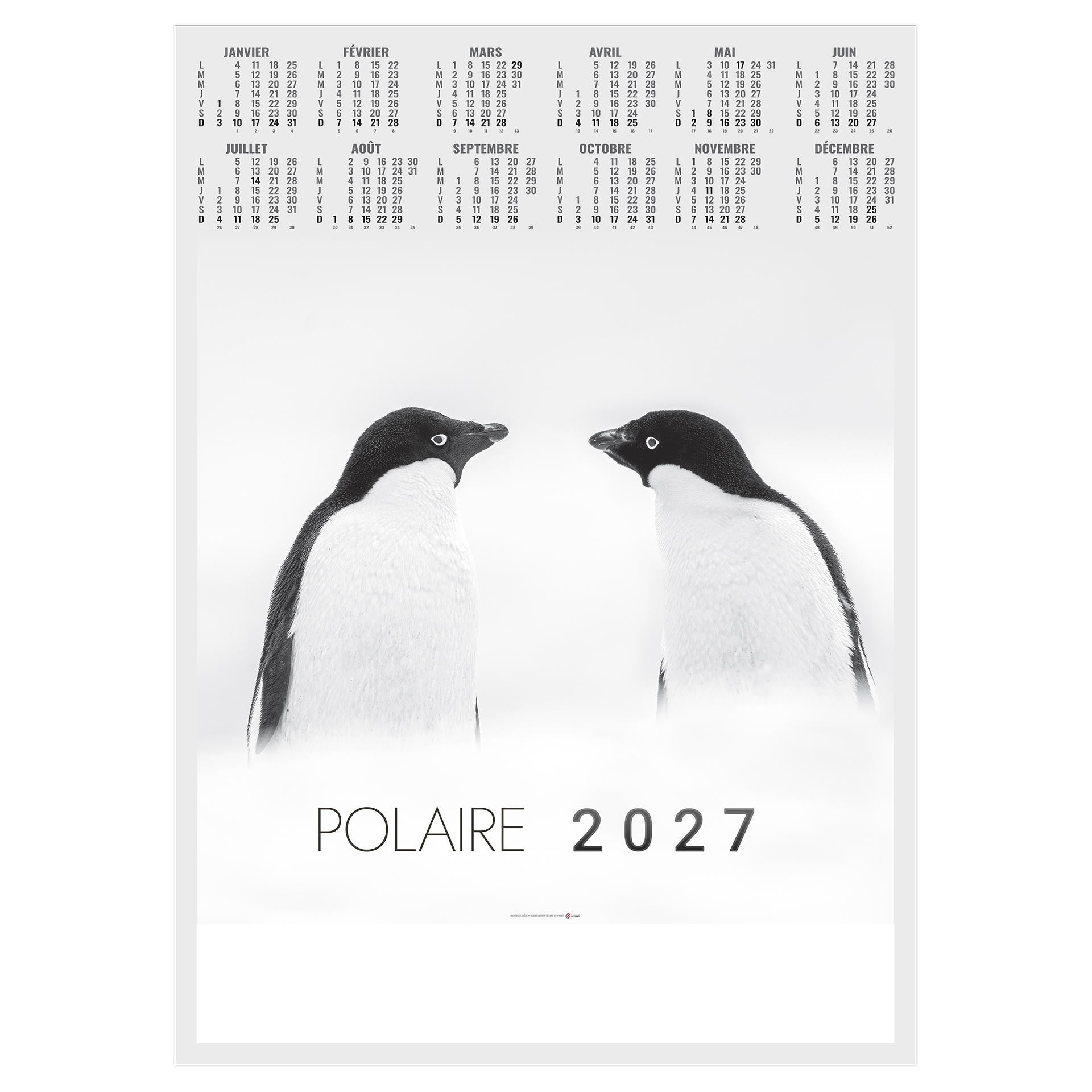 Boréal 2027 – Calendrier avec logo